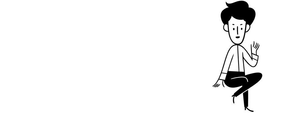Ilustração de uma pessoa sentada em cima de um reprodutor de vídeo