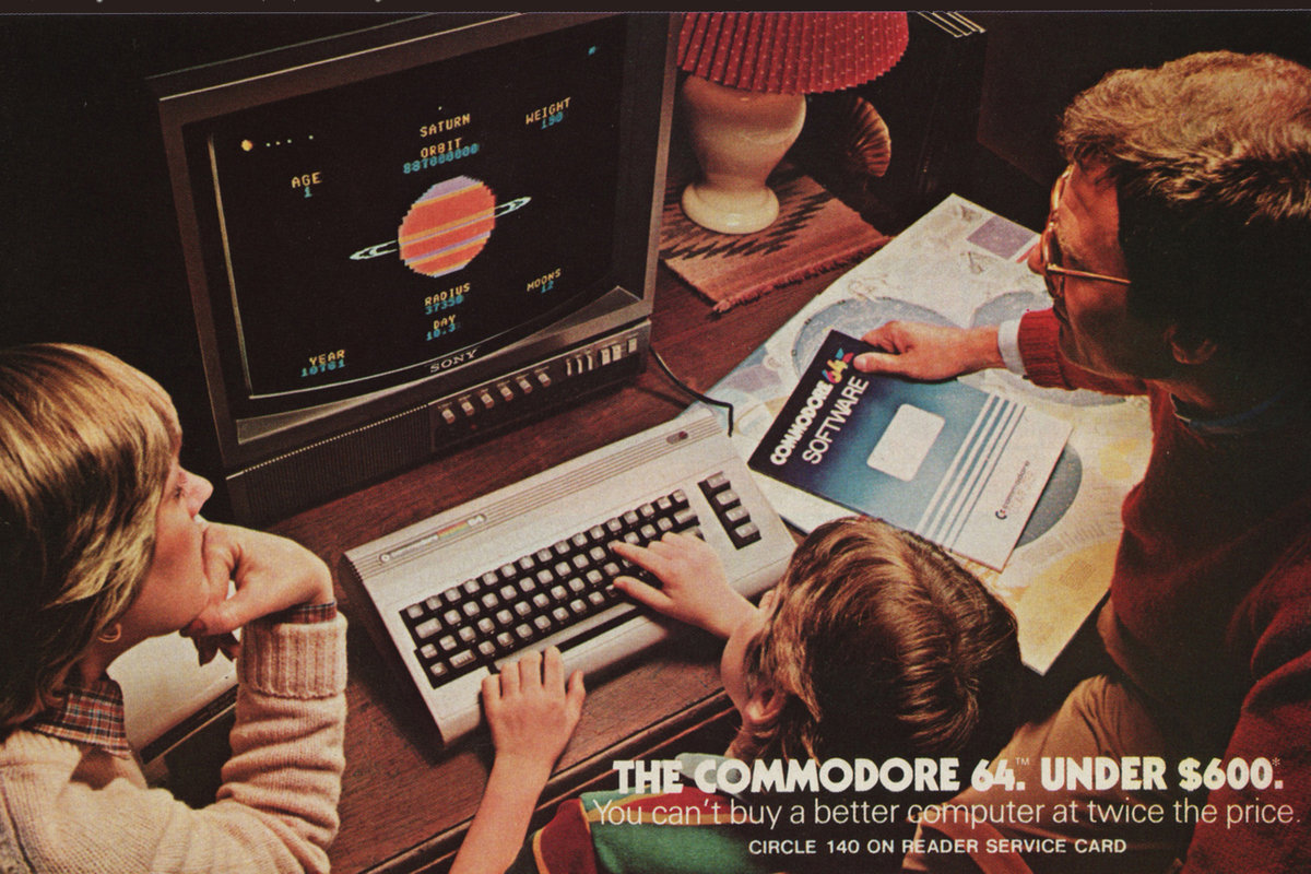 A classic I/O device: the Commodore 64. Image from Pocket Lint.