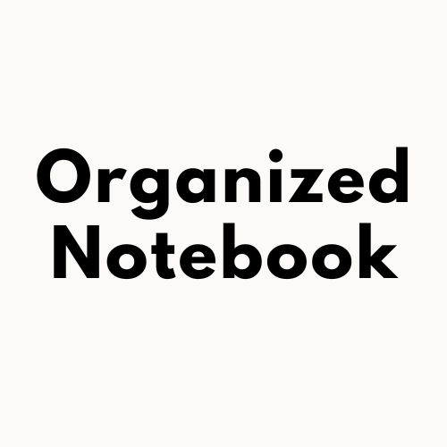 The Organized Notebook 아바타