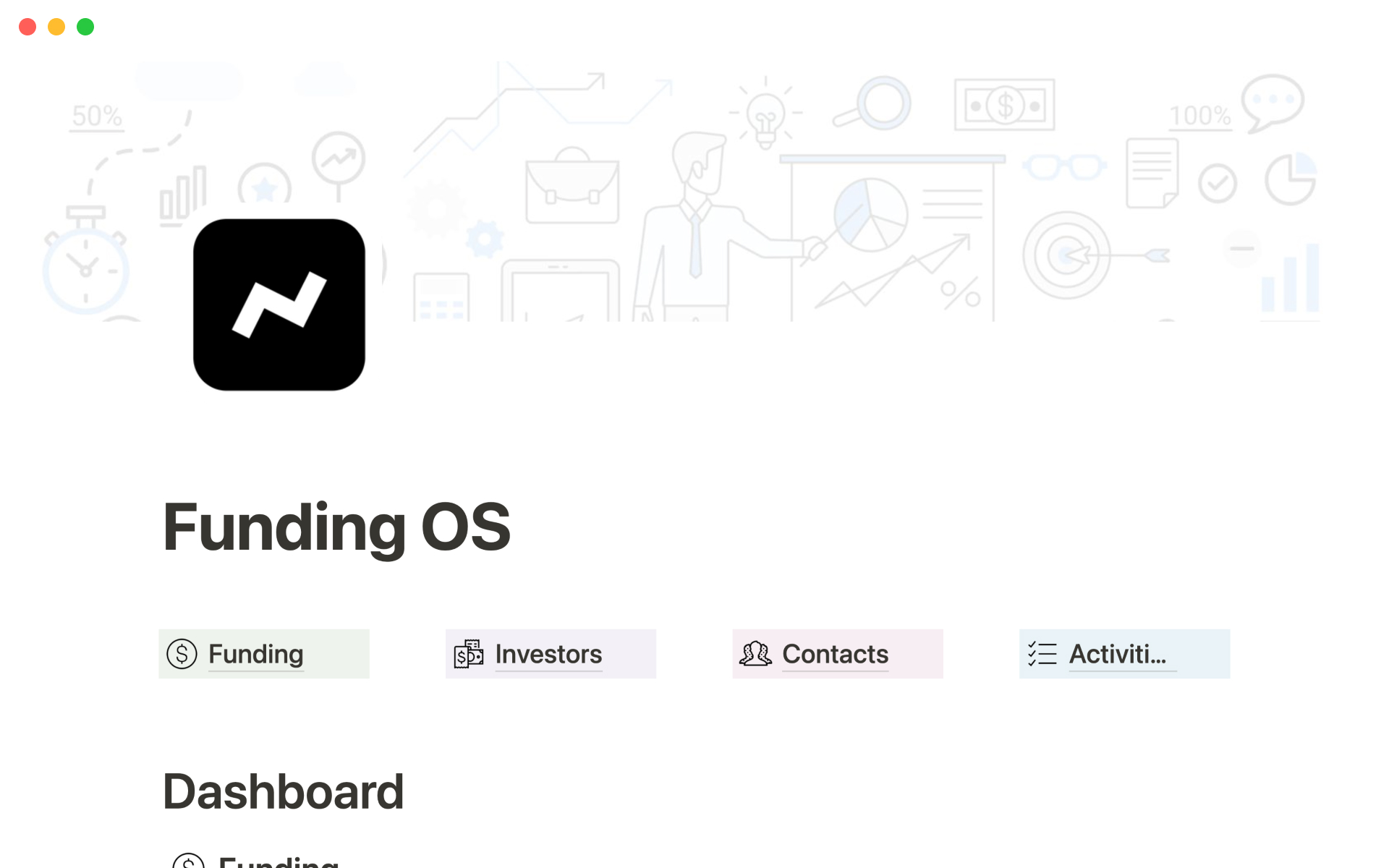 Funding OS is a tool that helps founders to acquire and manage fundraising.