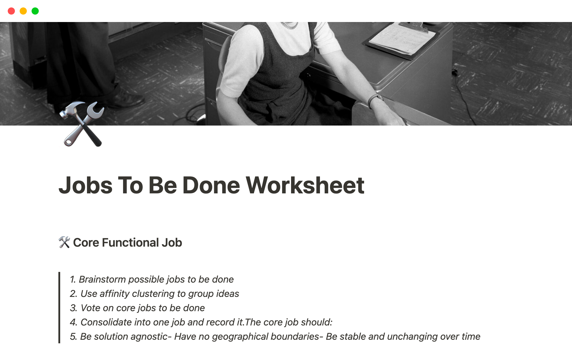 The Jobs-to-be-Done (JTBD) framework is a product and marketing strategy framework that seeks to understand the motivations and needs of customers beyond just the product itself.