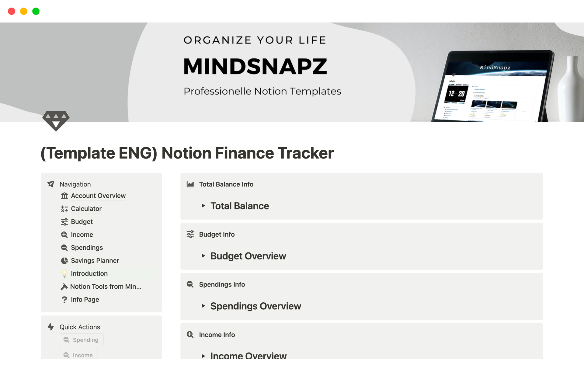 Master your personal finances with the Notion Finance Tracker, a dynamic tool for budgeting, expense tracking, and financial planning.