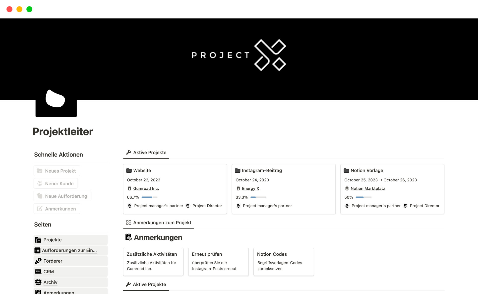 Supercharge Your Project Management with Our Notion Template: Ihr Tor zum nahtlosen Erfolg!