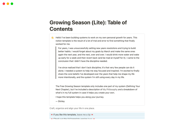 Growing Season | Design Your Life