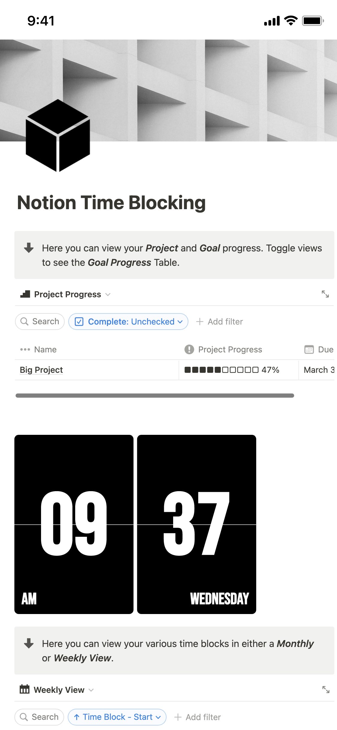 Notion Template Gallery Notion Time Blocking Template