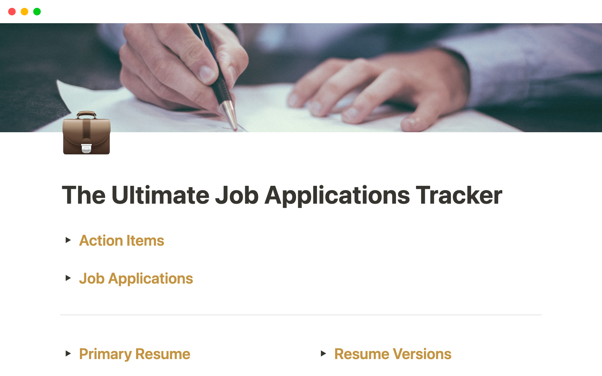 The Ultimate Job Applications Tracker Notion Template 4095