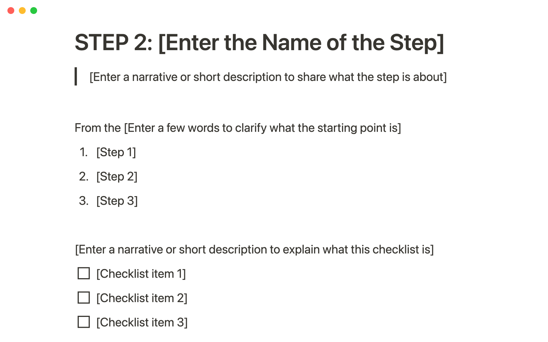 Standard Operating Procedure Sop Notion Template 5753