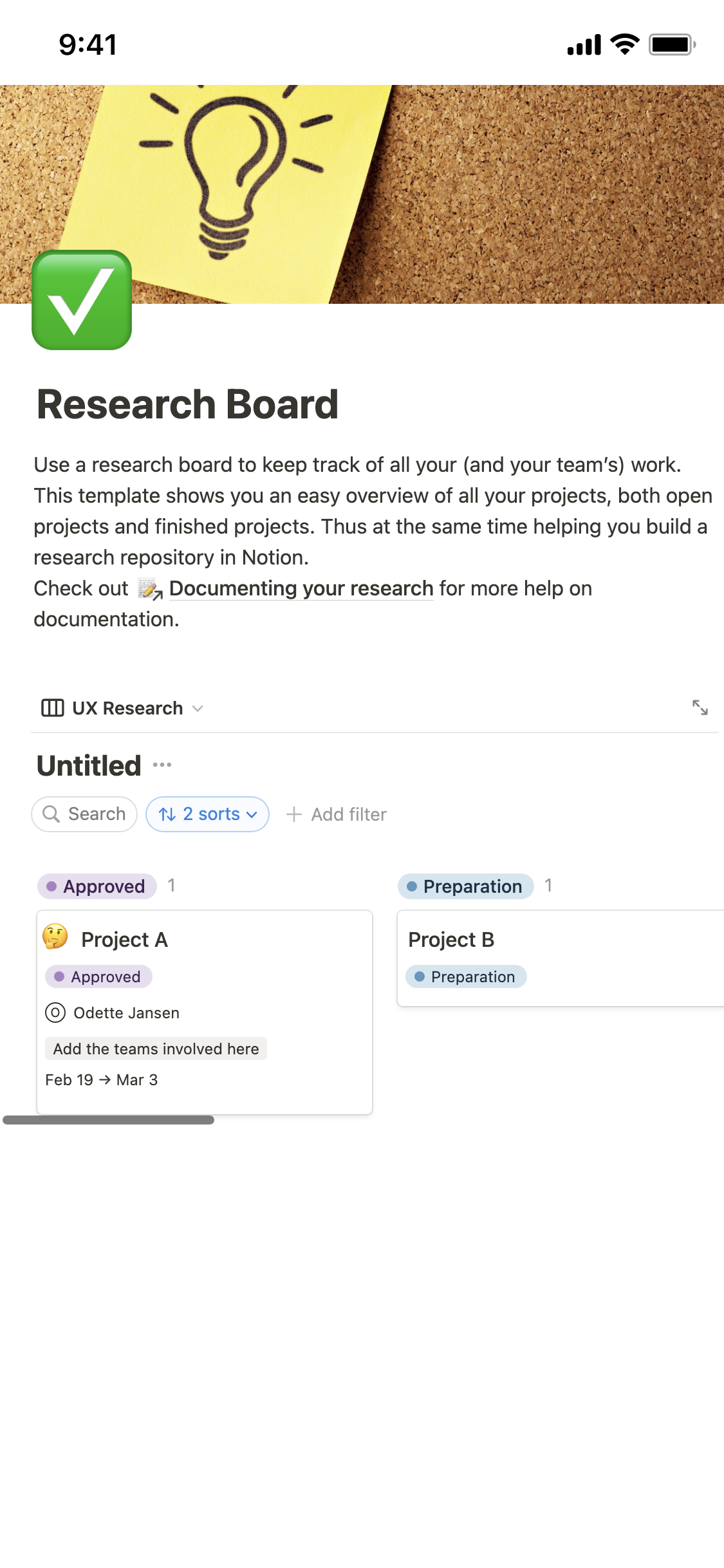 notion research repository