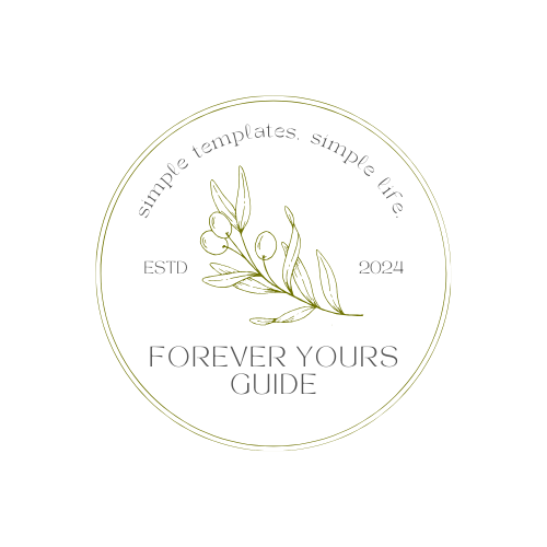 Free Vector  Forever yours wedding lettering