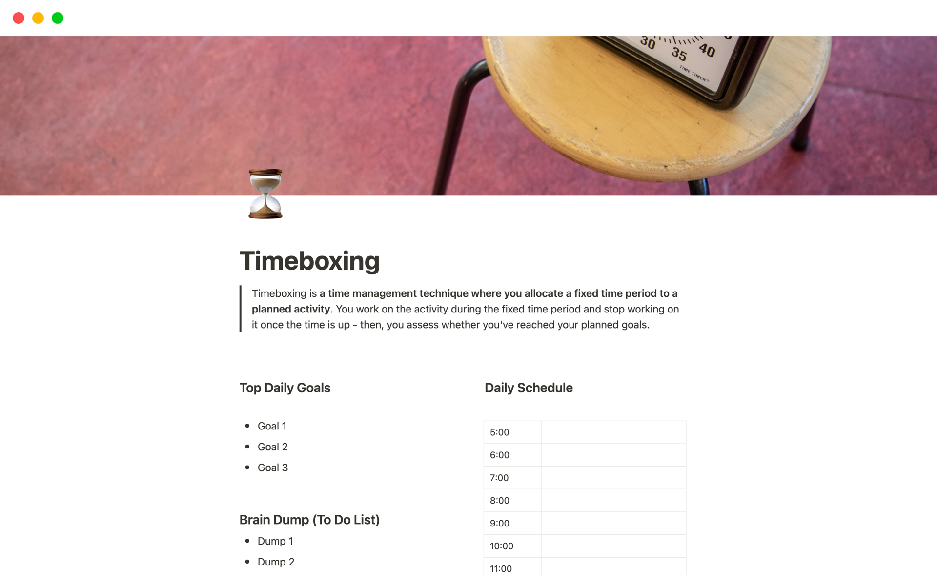 timeboxing-plantilla-de-notion