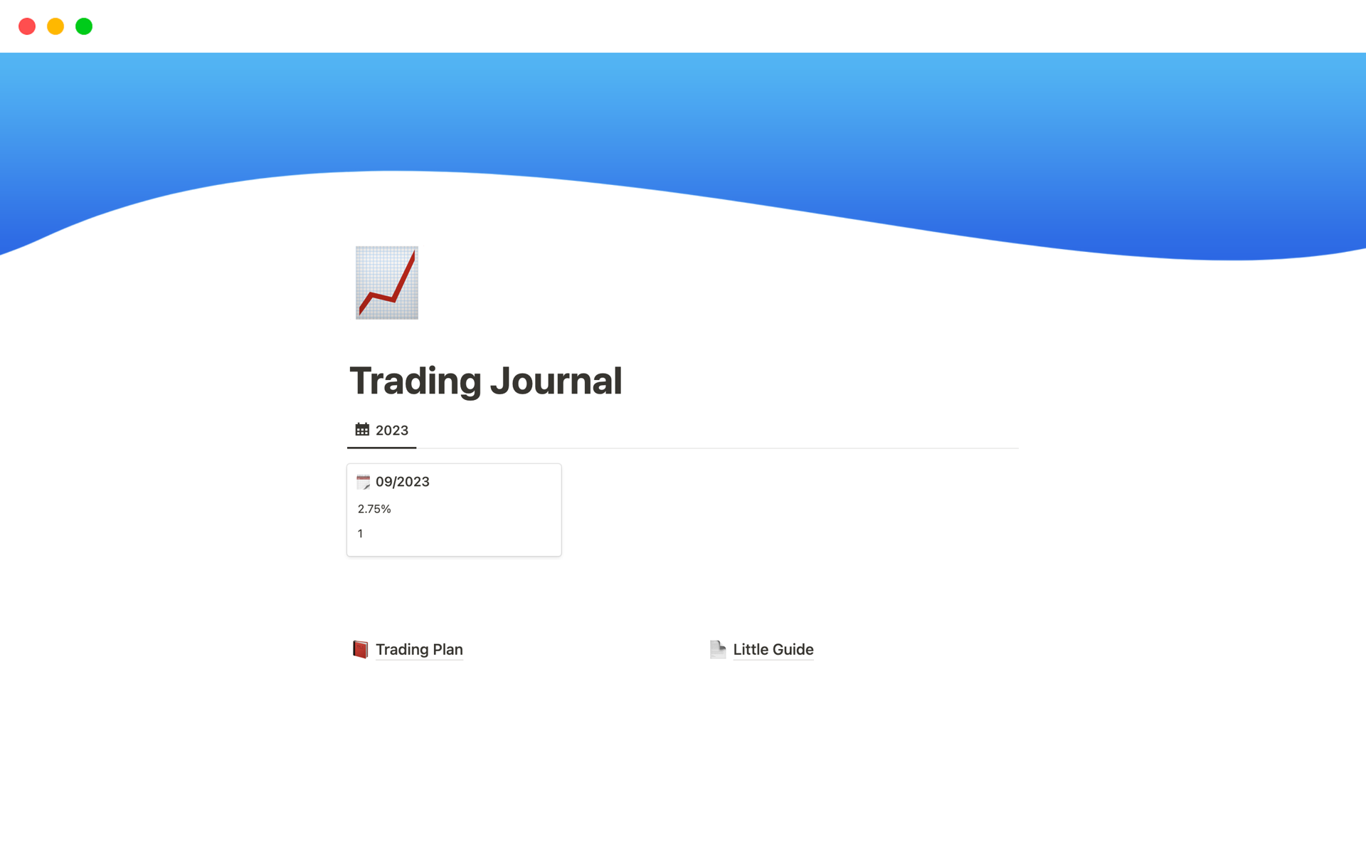 Complete Trading Journal | Notion Template