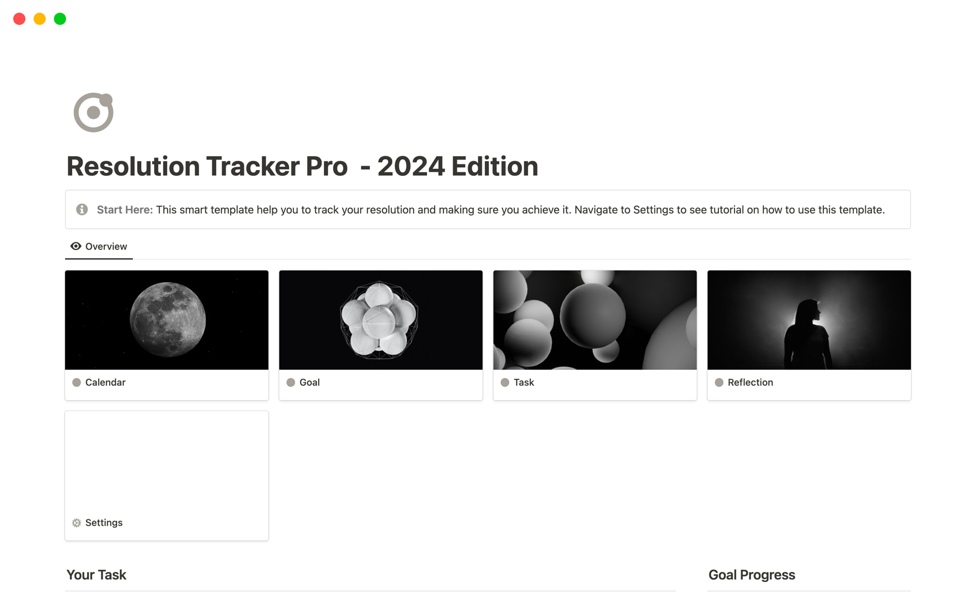 Wealth and Goal Tracker Net Worth Method Notion Template