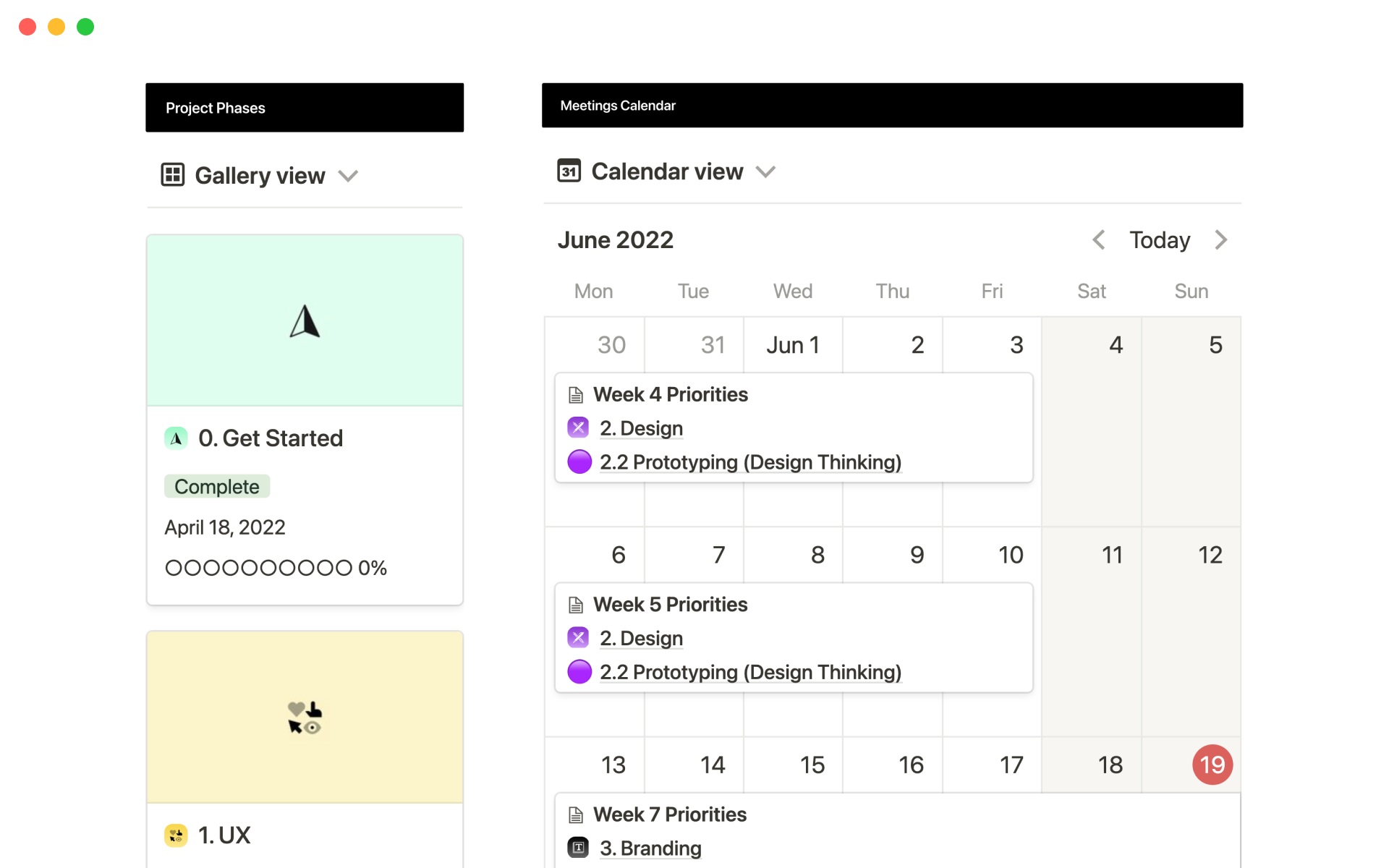 Design Project Management | Notion Template