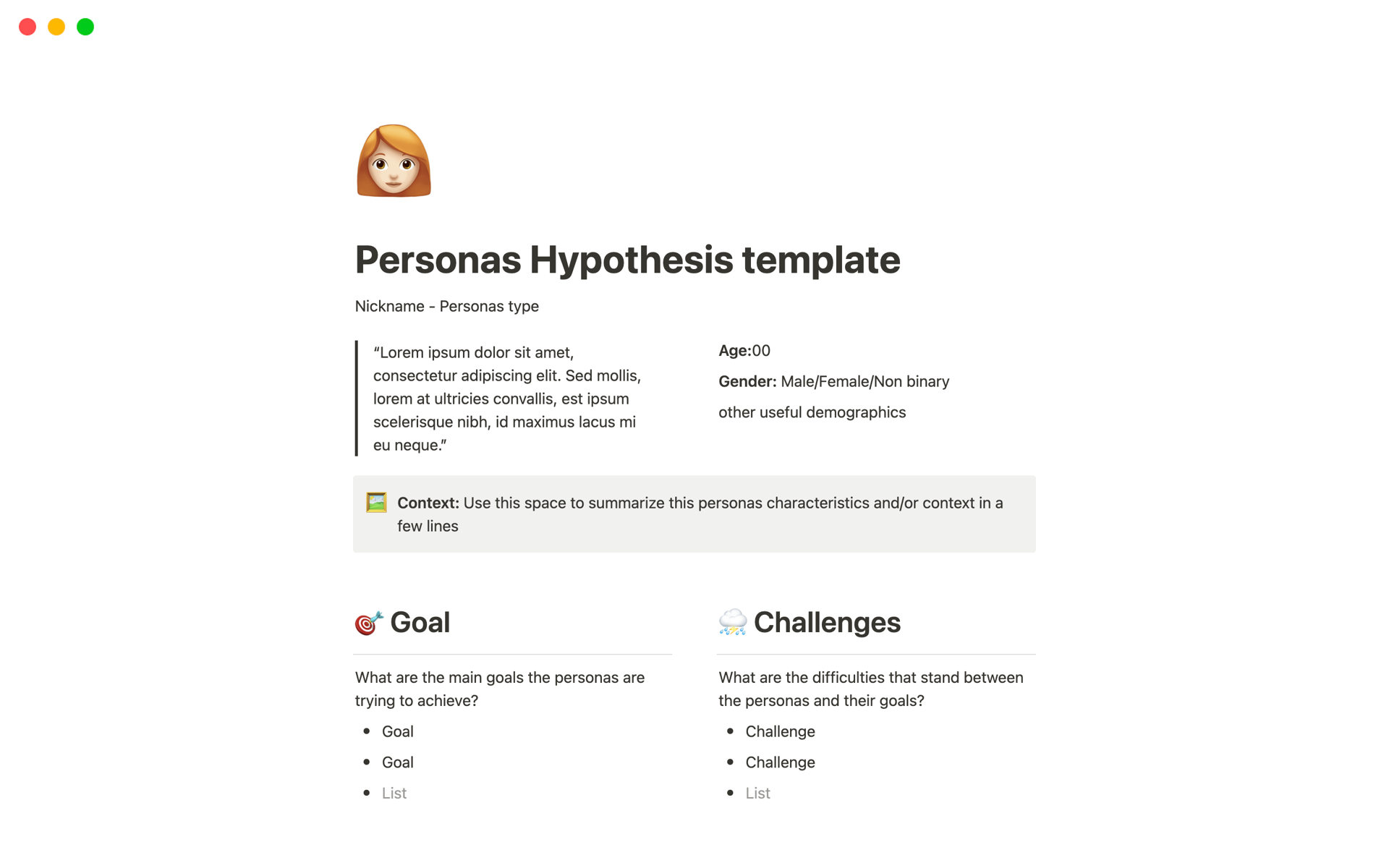 how to state your hypothesis in third person