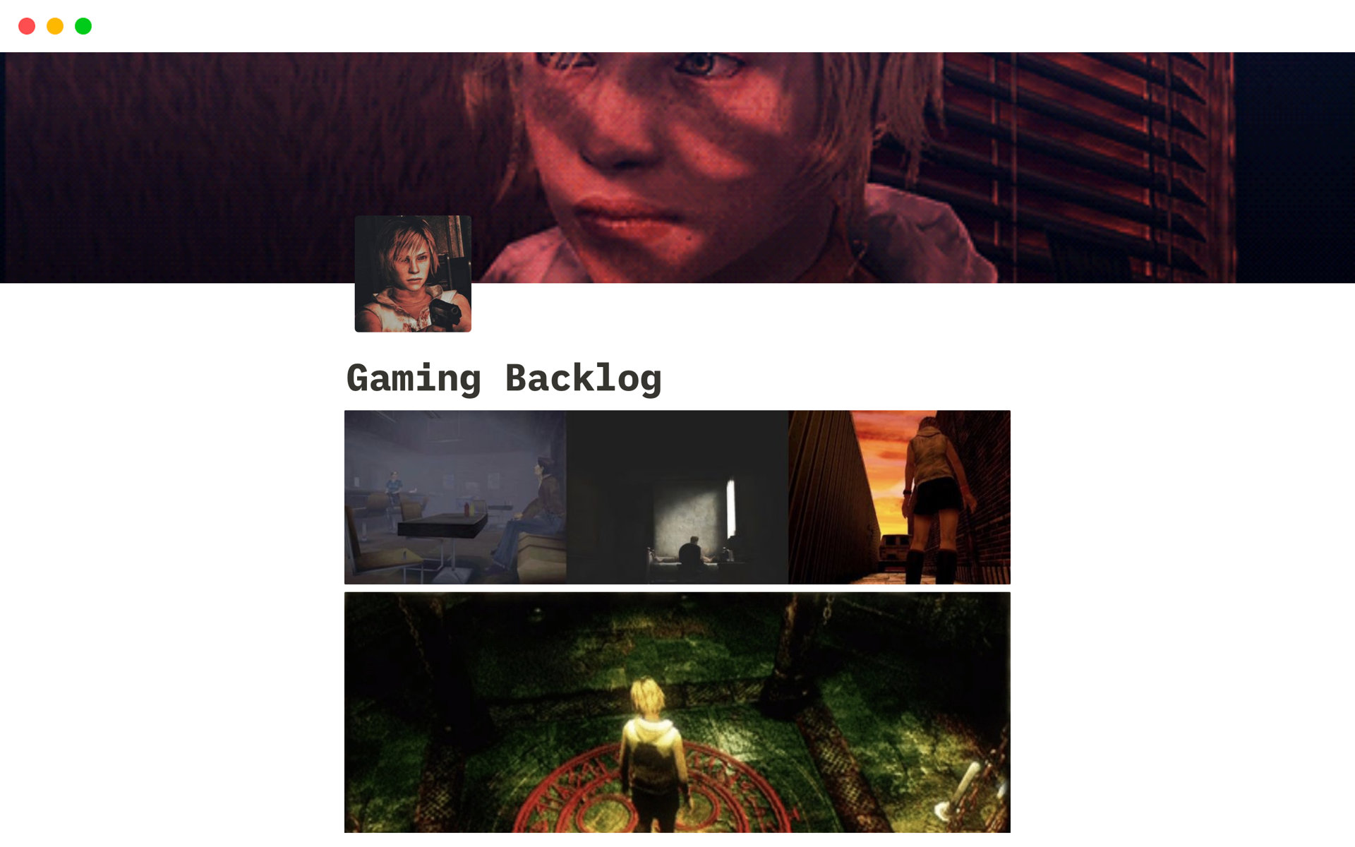 Gaming Backlog | Notion Template