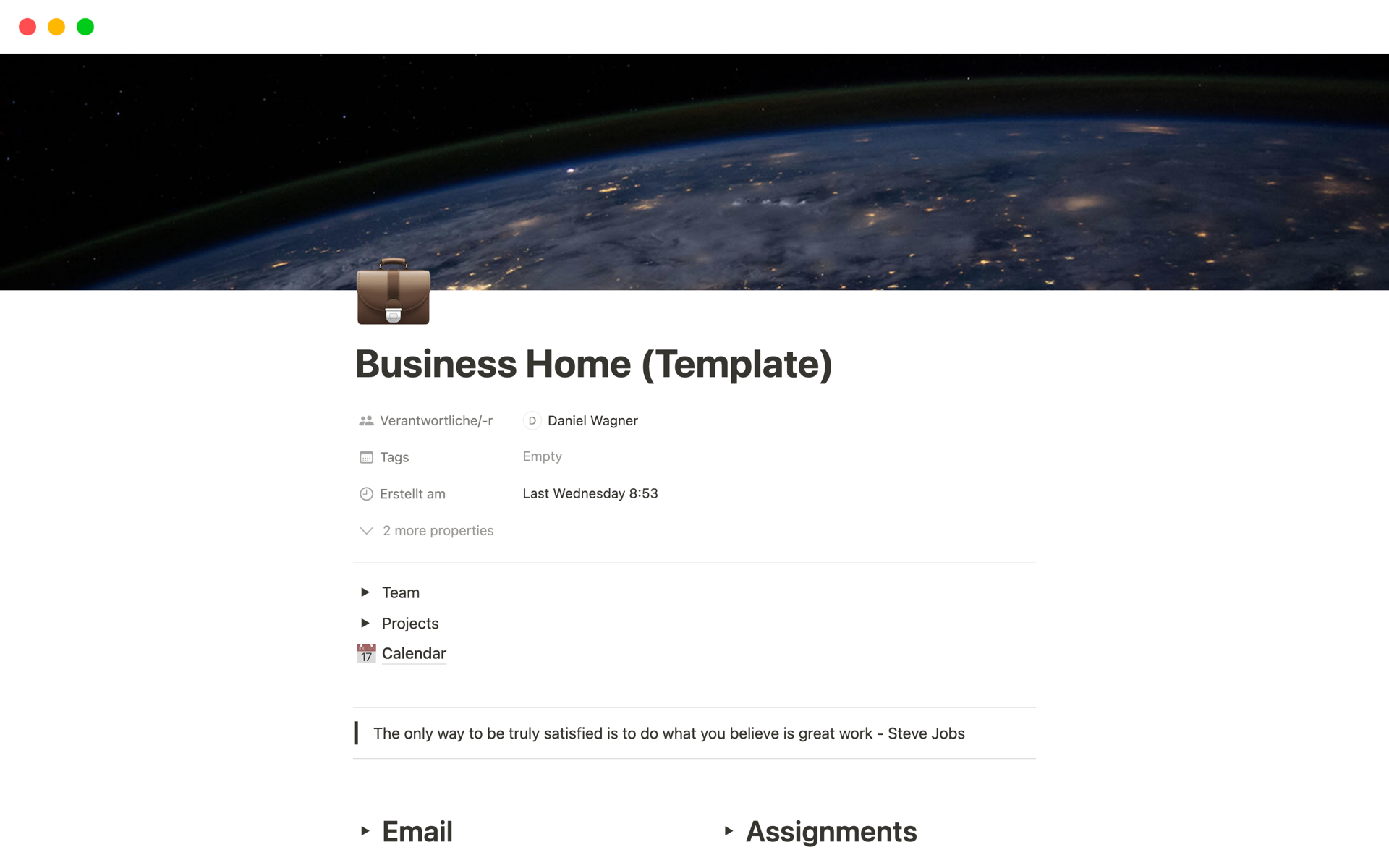 This Template helps small businesses to organize themselves