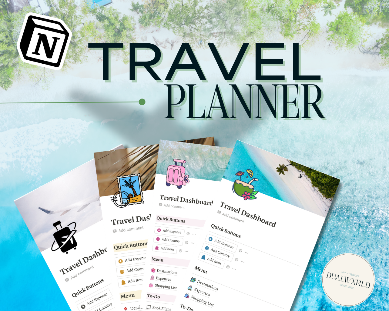 Track your adventures, manage finances, plan outfits, learn languages, and collaborate effortlessly. Easy to use, straightforward, and perfect for all your travel needs.