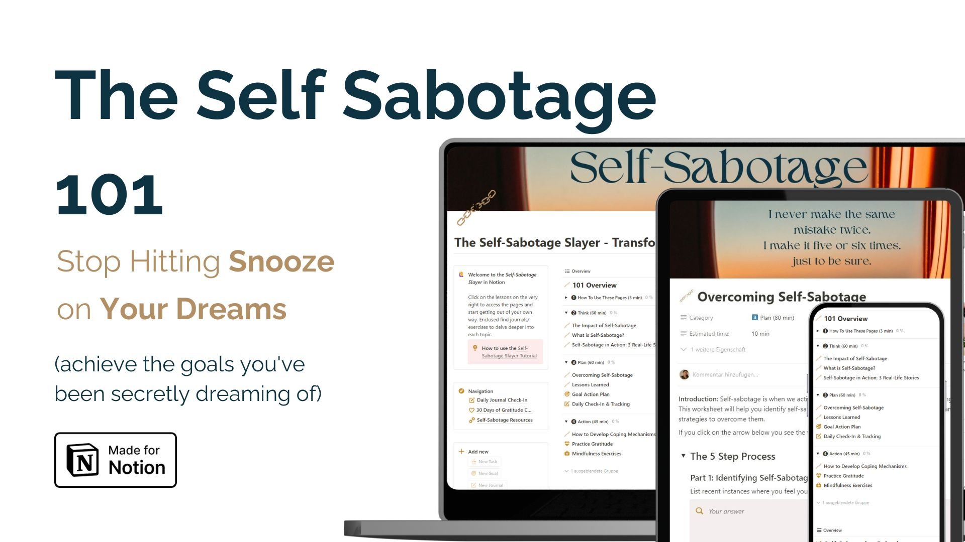 Stop Hitting Snooze on Your Dreams: Slay Self-Doubt and Unleash Your Inner Hero!

Are you tired of:

➸ Procrastinating on your dreams?
➸ Doubting your abilities?
➸ Feeling Like Your Worst Enemy?

You're not alone.