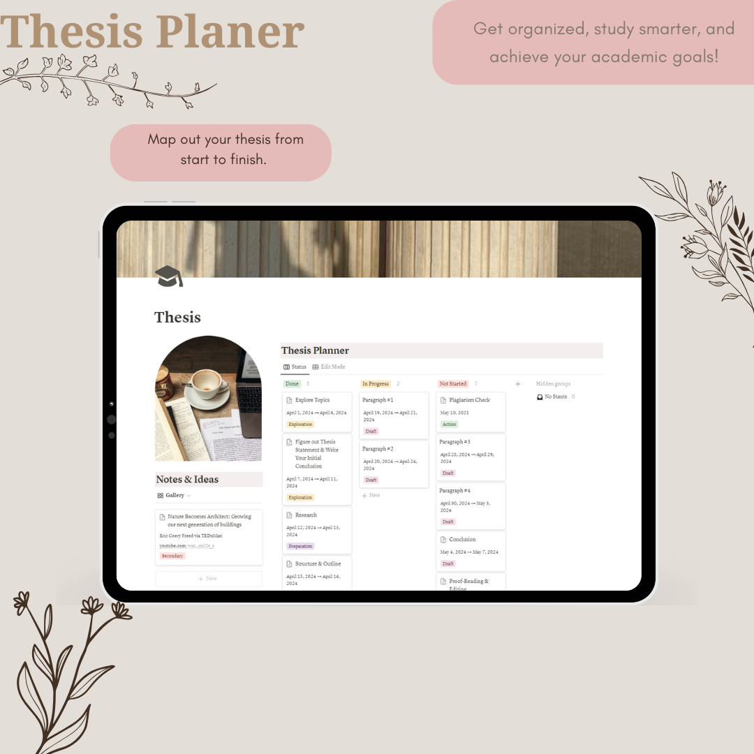 This is the Ultimate Aesthetic and Functional Notion Template for students. Is fully integrated and automated to help you plan, organize and track assignments, projects, ensuring you achieve your academic goals. 