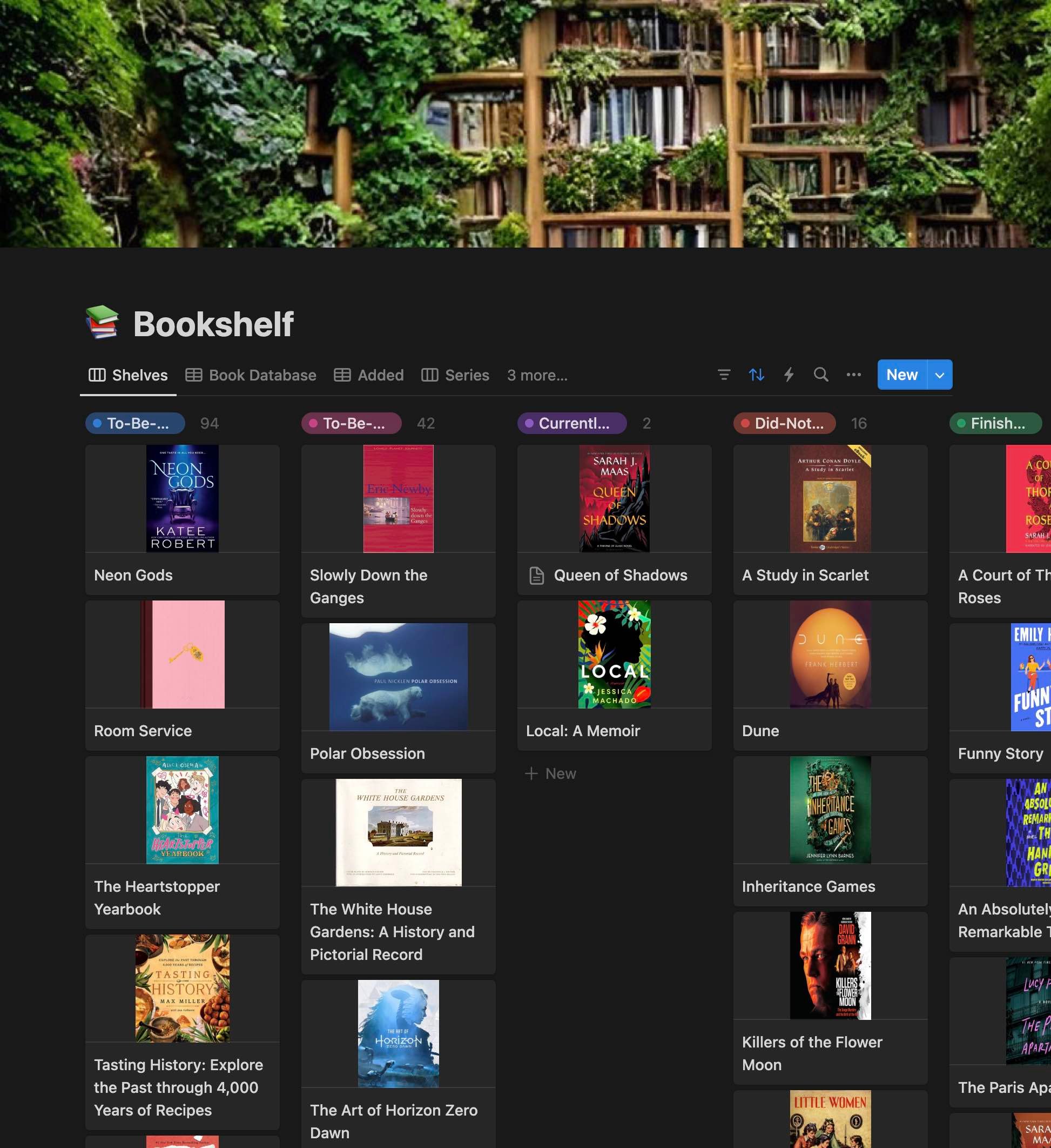Digitize your personal library and consolidate your TBR lists from various apps into one place.
