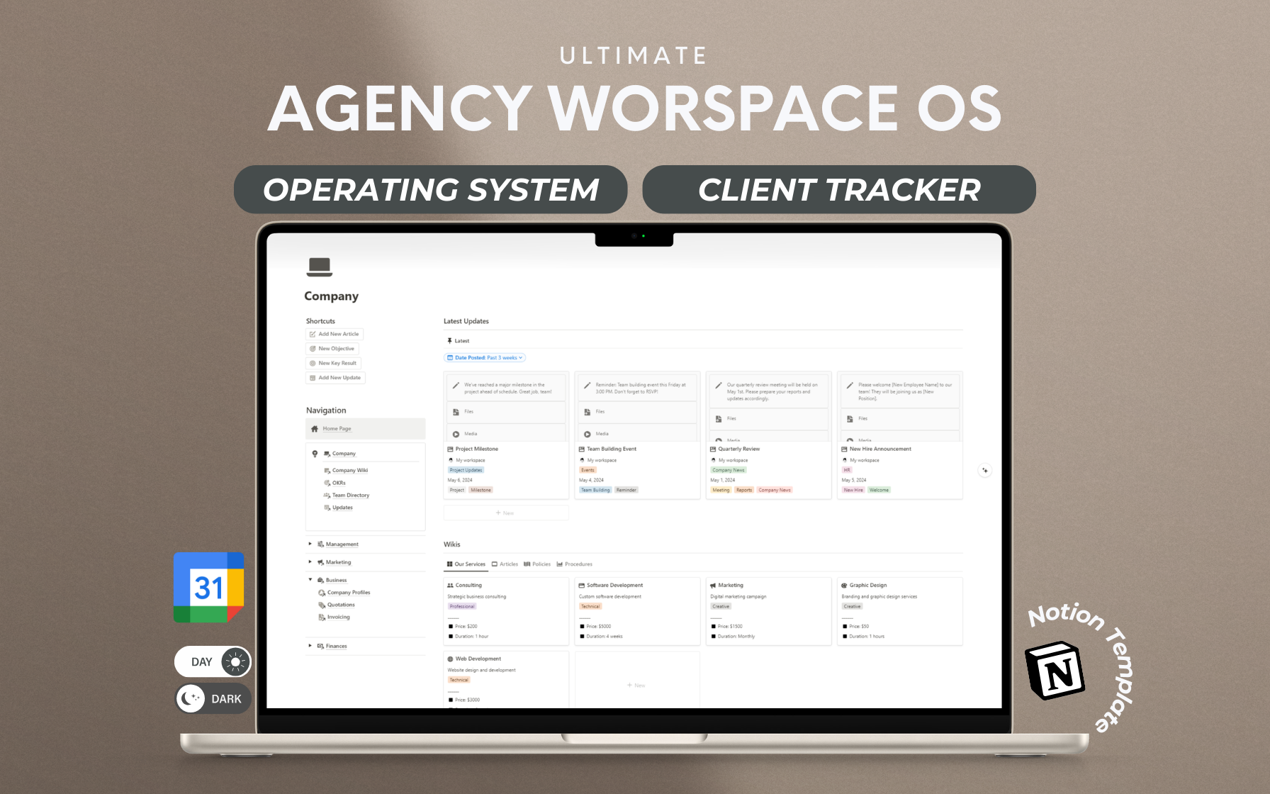 🚀 Elevate your Agency operations with the powerful Notion Agency Workspace.