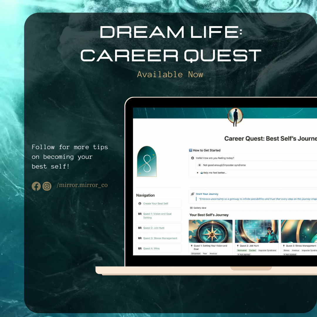 Unlock the path to your dream career with our all-in-one, interactive product designed to help you create your best self and achieve your professional goals