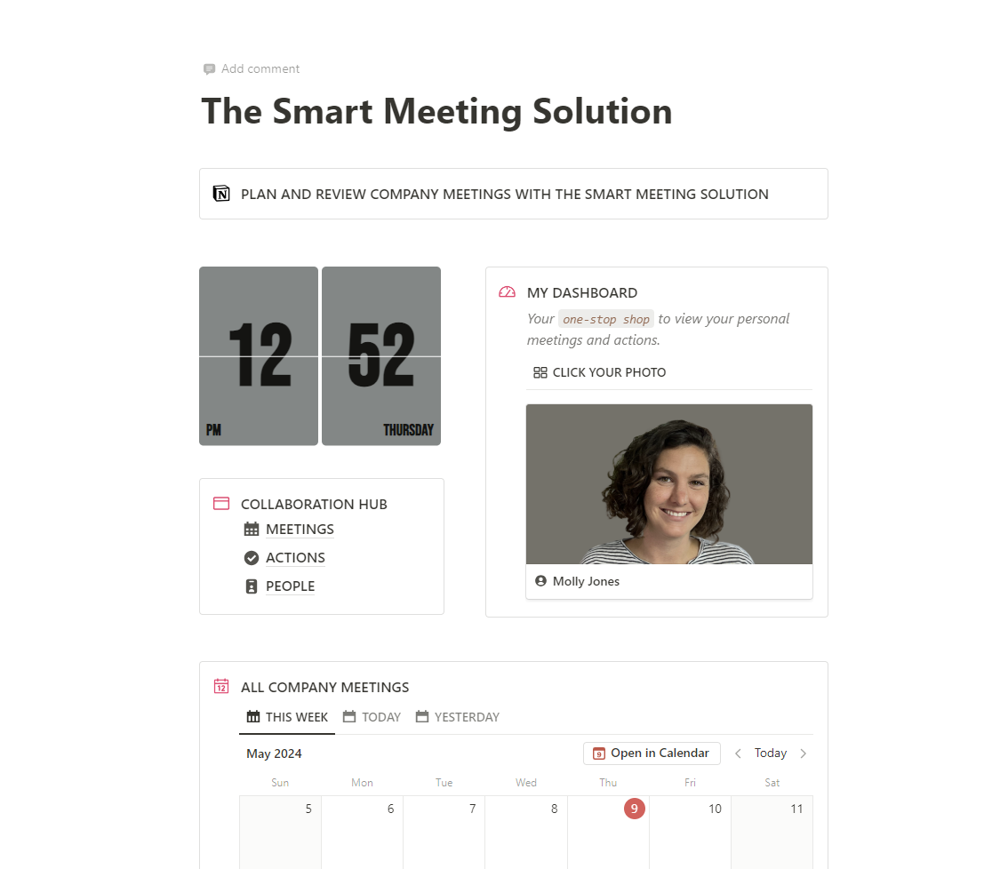Revolutionize the way you run meetings with The Smart Meeting Solutions.