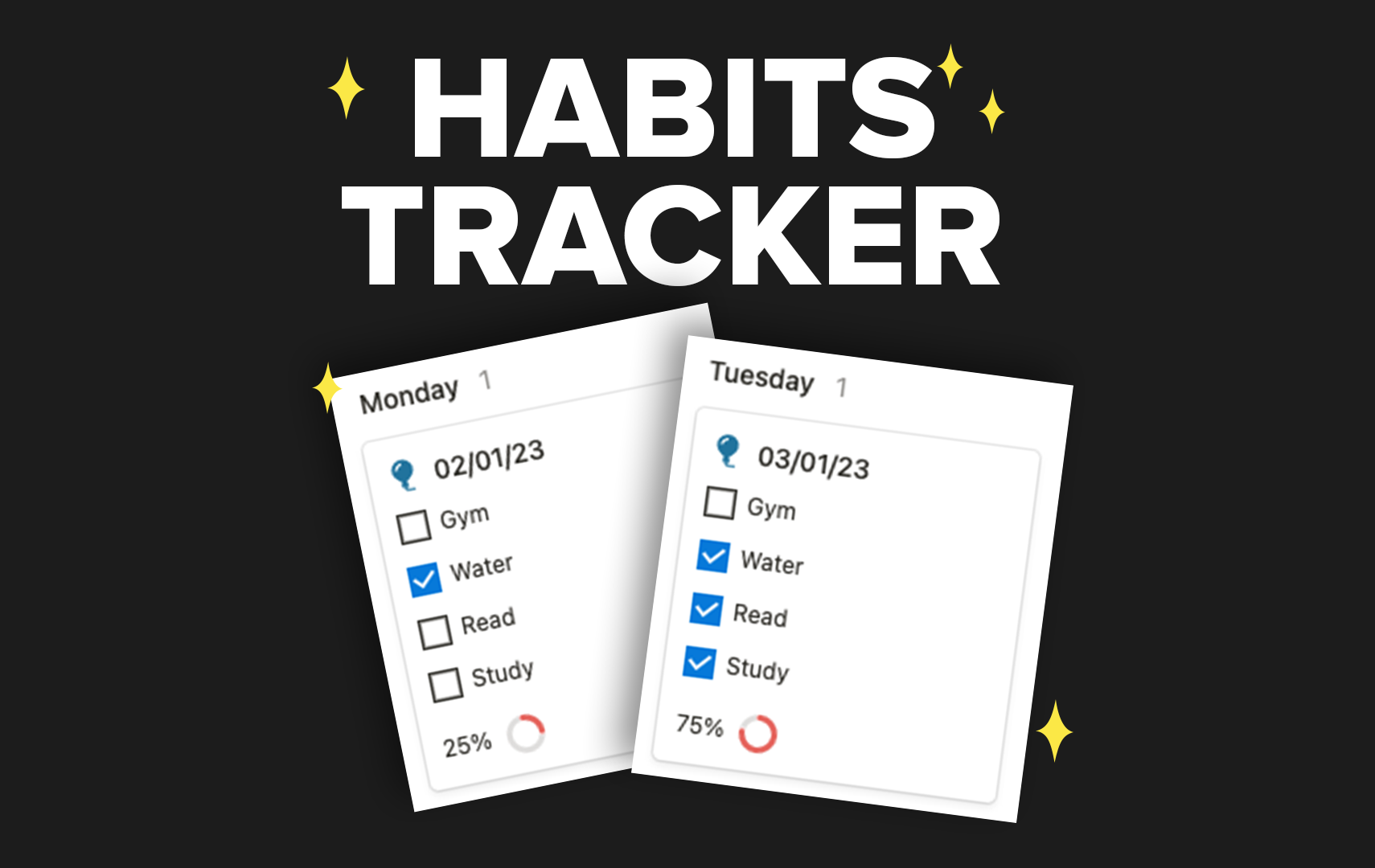This Habits Tracker by Notion is the perfect solution to organize your habits and track your progress to reach your goals 📈 Try our template today!