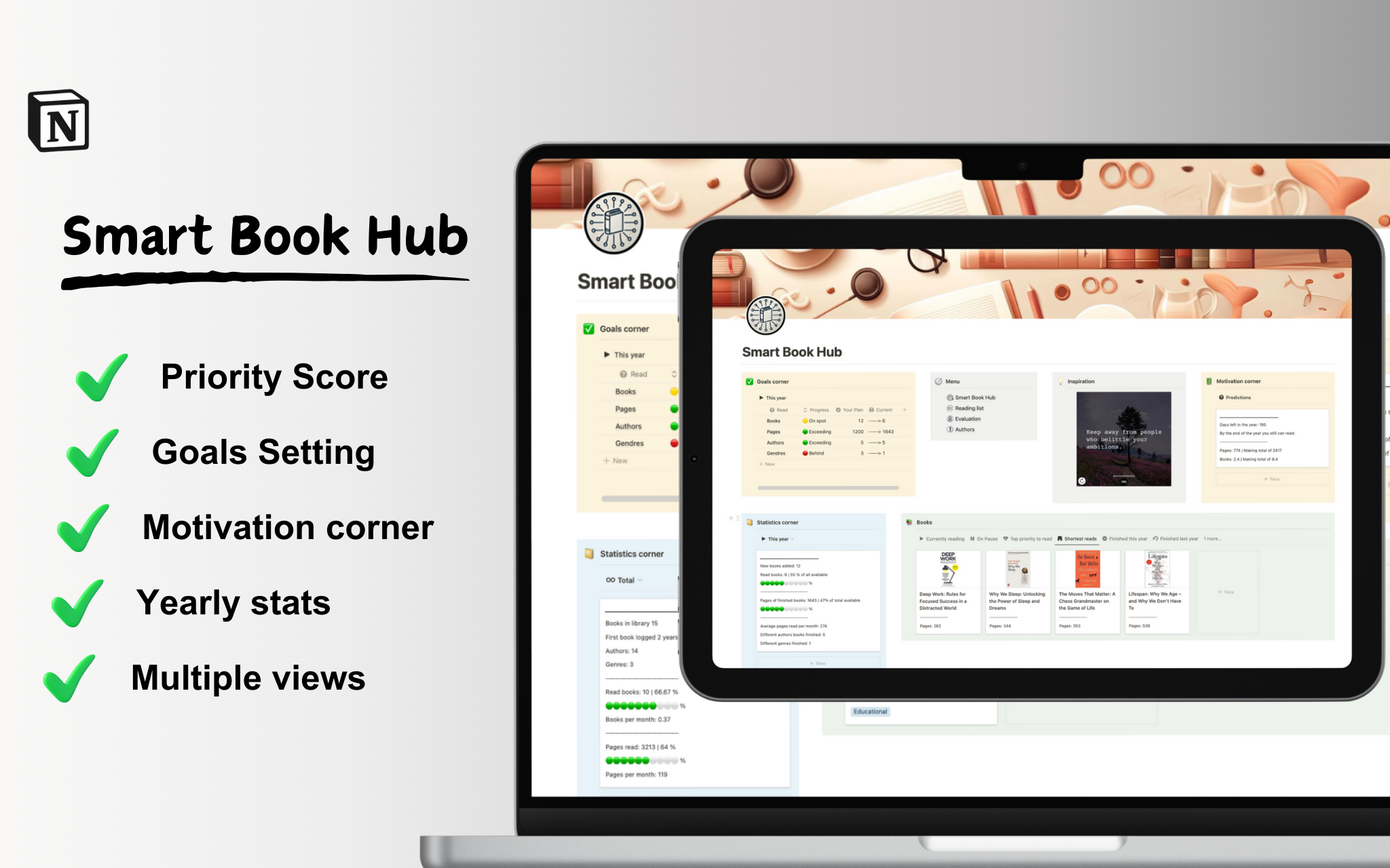 Tired of endless books in your to-read list and every choice feeling like a wasted opportunity?

Struggling to meet your reading goals because it's hard to track them?

Use Smart Book Hub that does NOT require ANY AI Subscription!