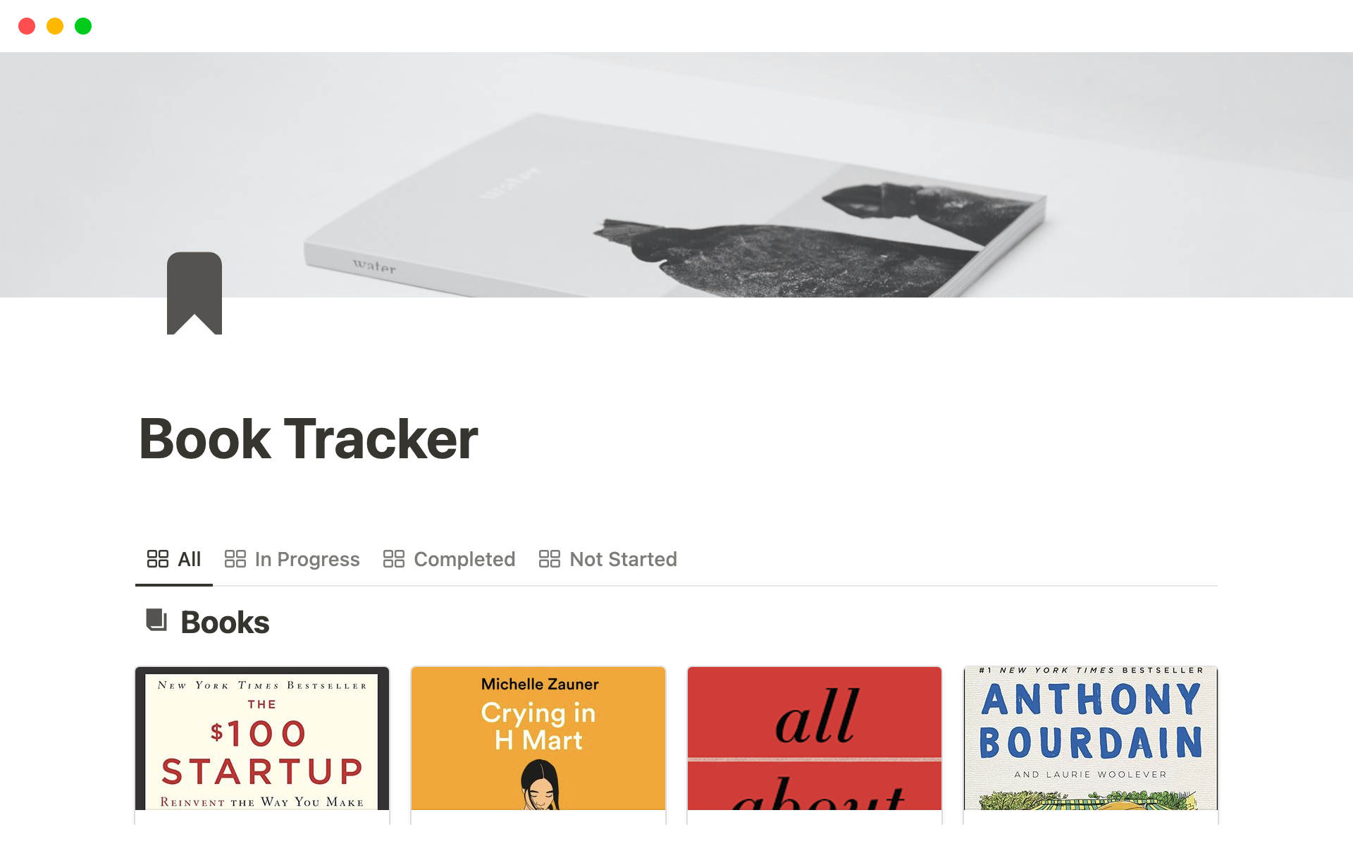 Introducing the Book Tracker: Your essential companion for organizing and enhancing your reading experience.