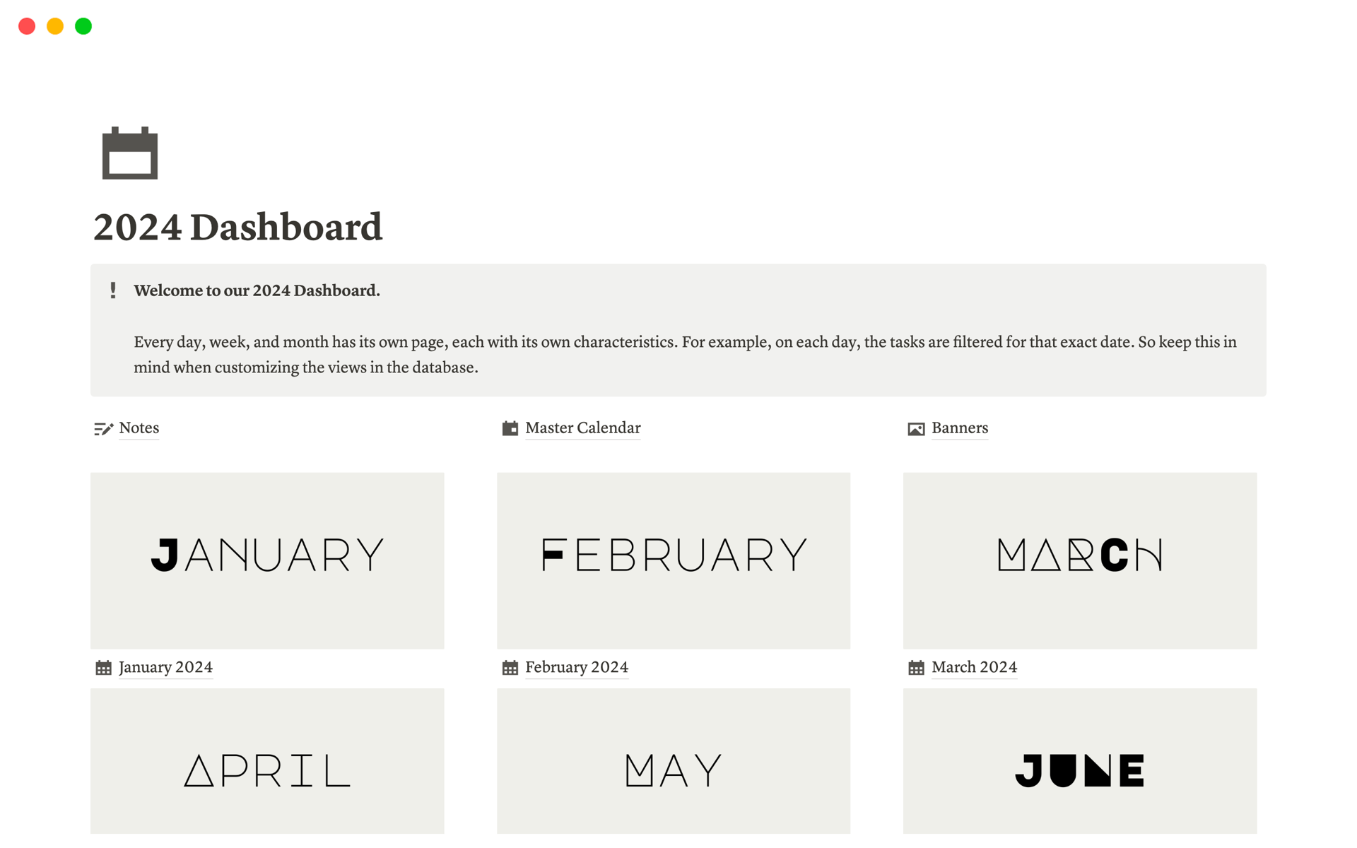 2024 Dashboard Notion Template   Desktop 