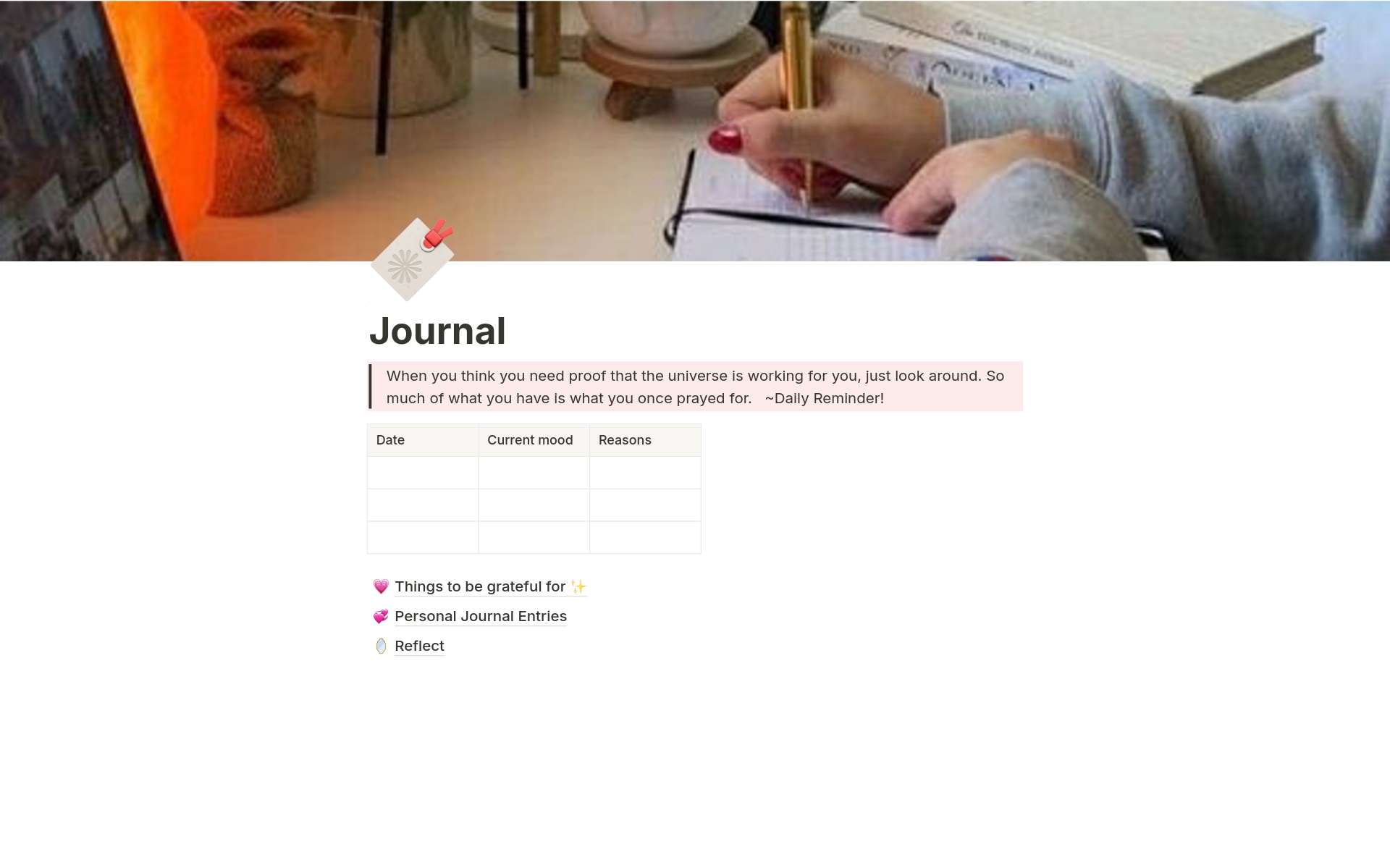 A template preview for journal