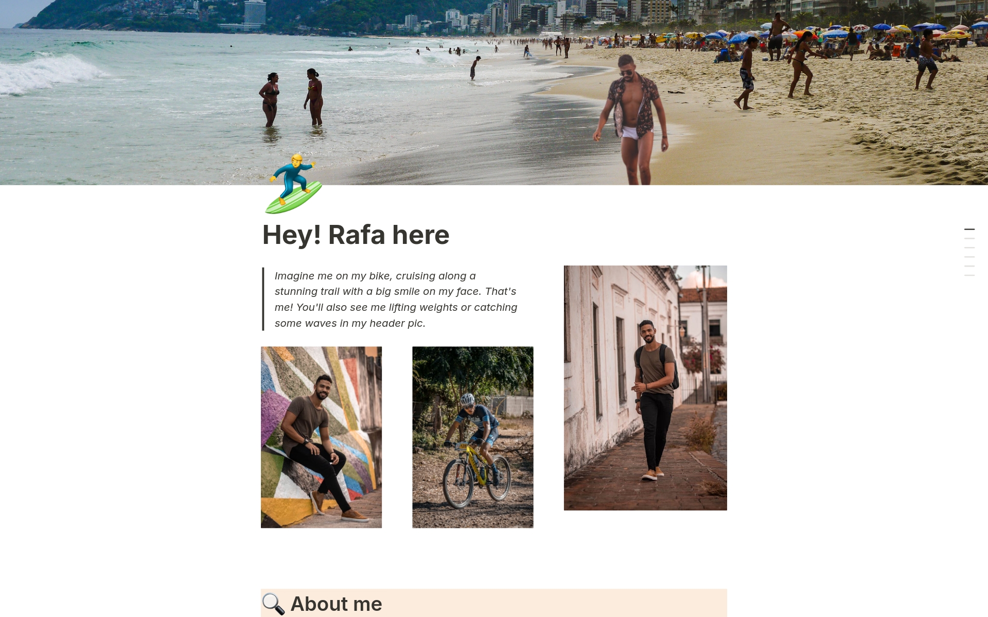 A fun and playful "date-me" document template to showcase your personality and interests.