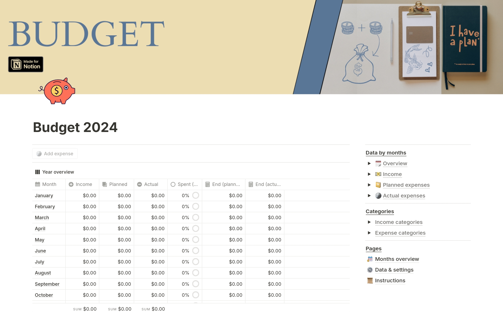 I've been using first Excel and then Notion to manage my budget for years, and now I want to share the template that's helped me stay on top of my finances. 