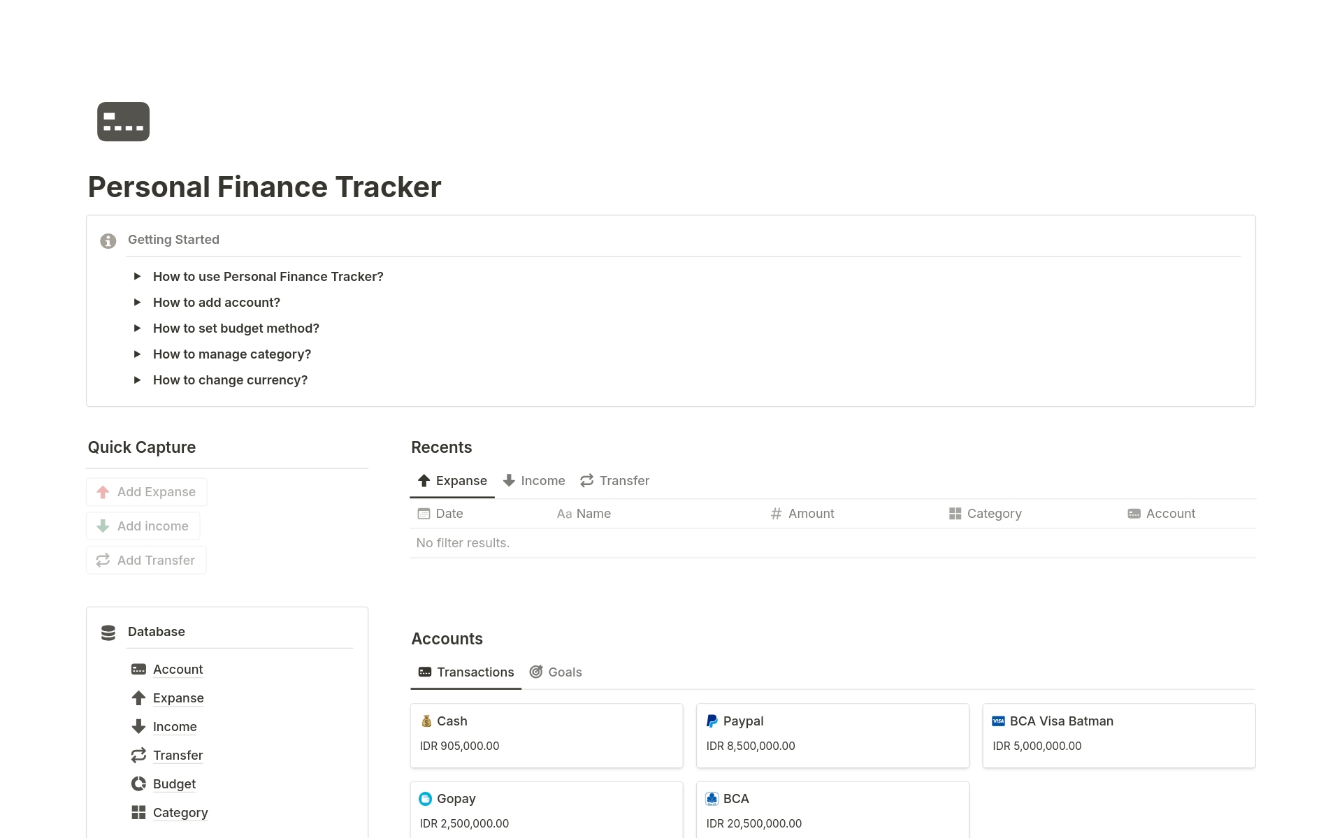 Elevate your financial landscape! This groundbreaking tool simplifies expense tracking, multiple account management, and personalized budgeting. It's your go-to financial companion, seamlessly categorizing spending, logging incomes, and monitoring transfers.