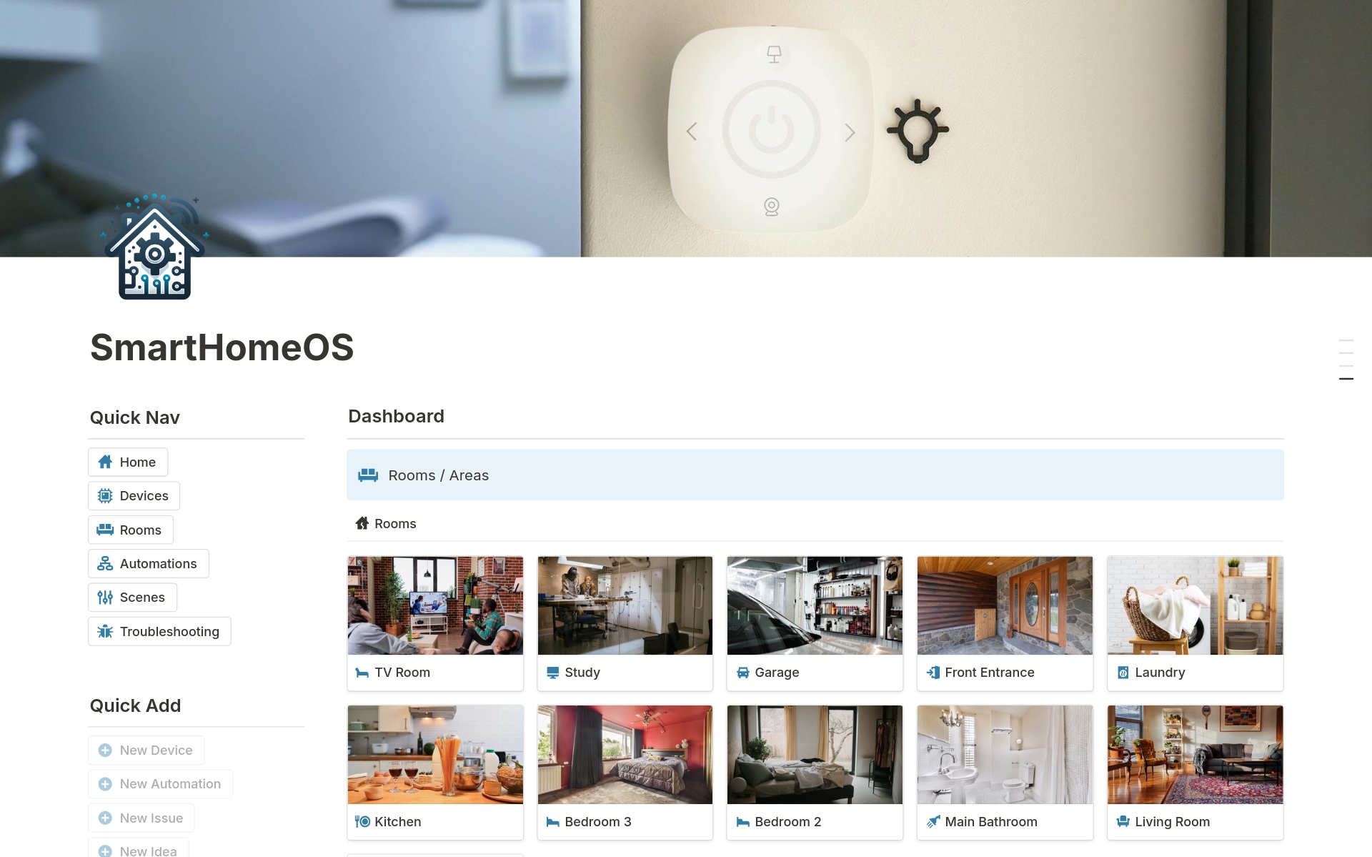 Transform your smart home experience with SmartHomeOS, the all-in-one dashboard designed for smart home enthusiasts who crave organization, efficiency, and control. Say goodbye to cluttered apps and disconnected devices—SmartHomeOS brings everything together, once and for all.
