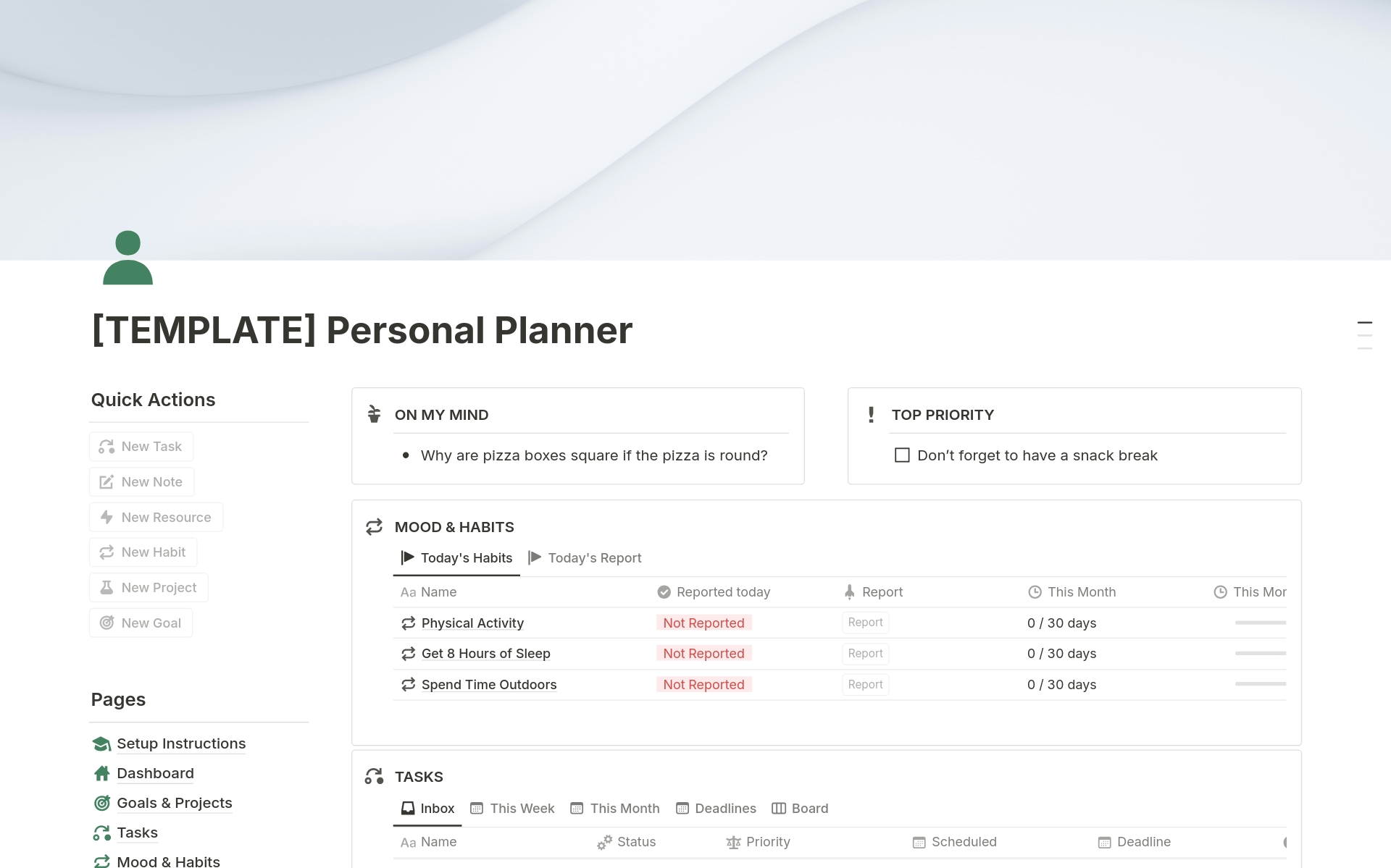 Take your goals from vague to vivid and plan your way to success with this Notion-ific template!