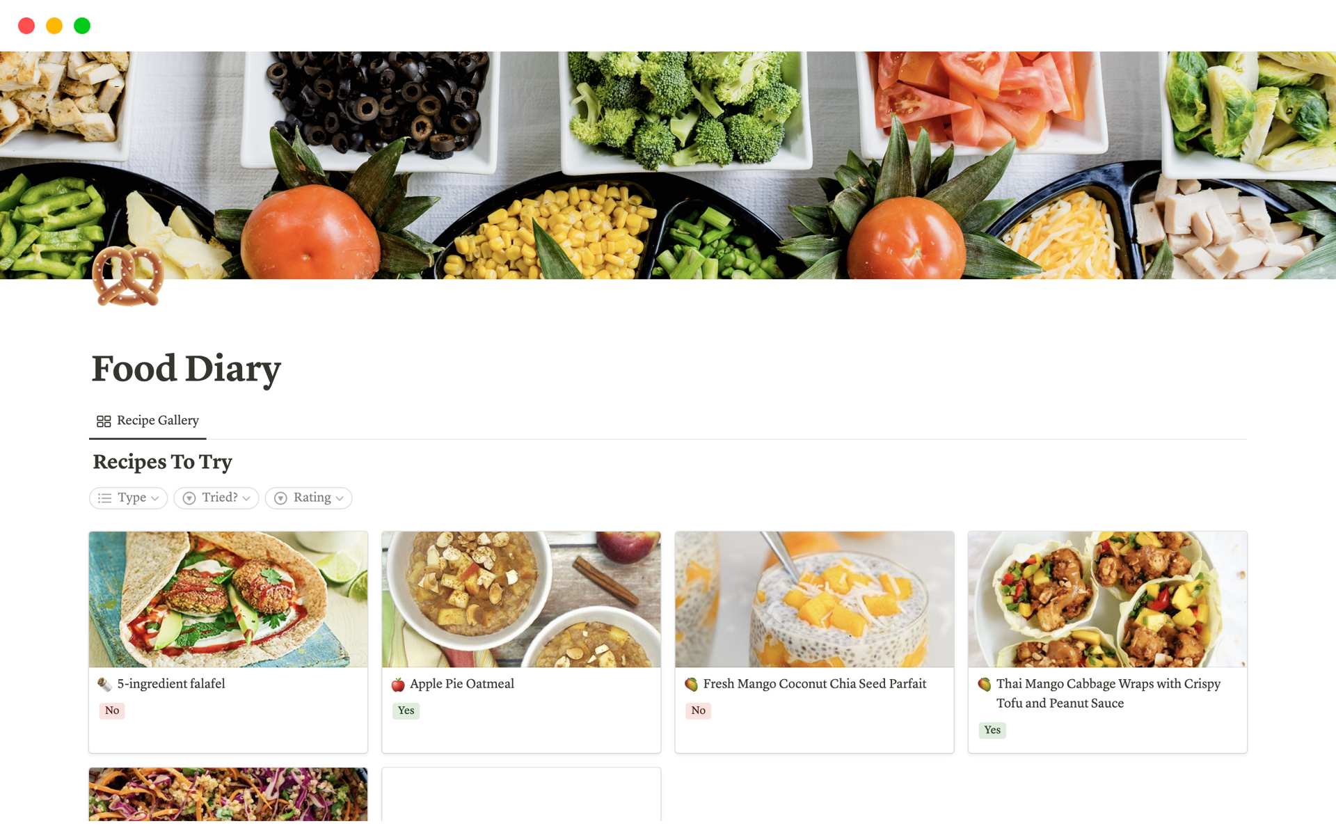 This template is your gateway to streamlined meal monitoring and optimized well-being.
