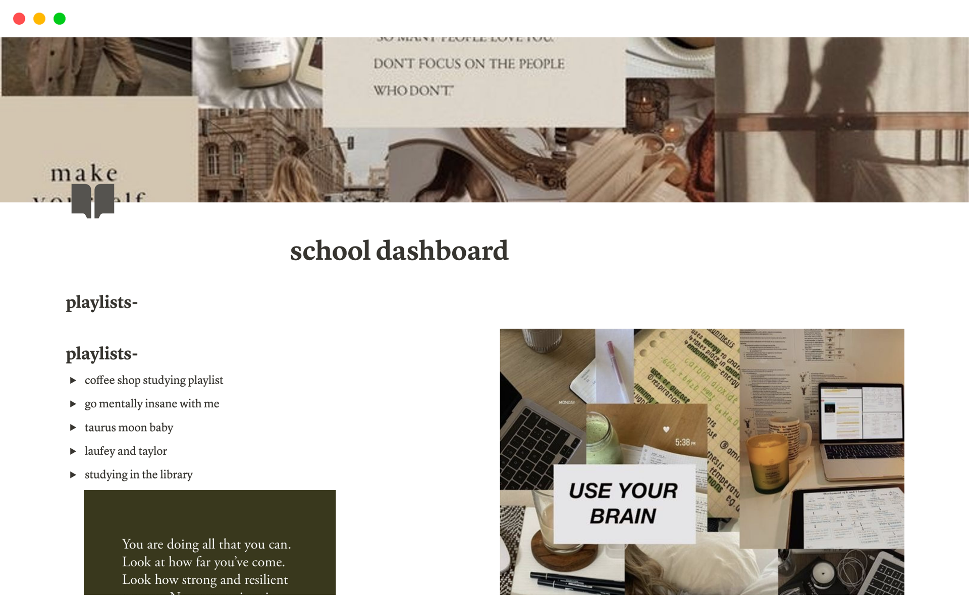 En förhandsgranskning av mallen för school dashboard