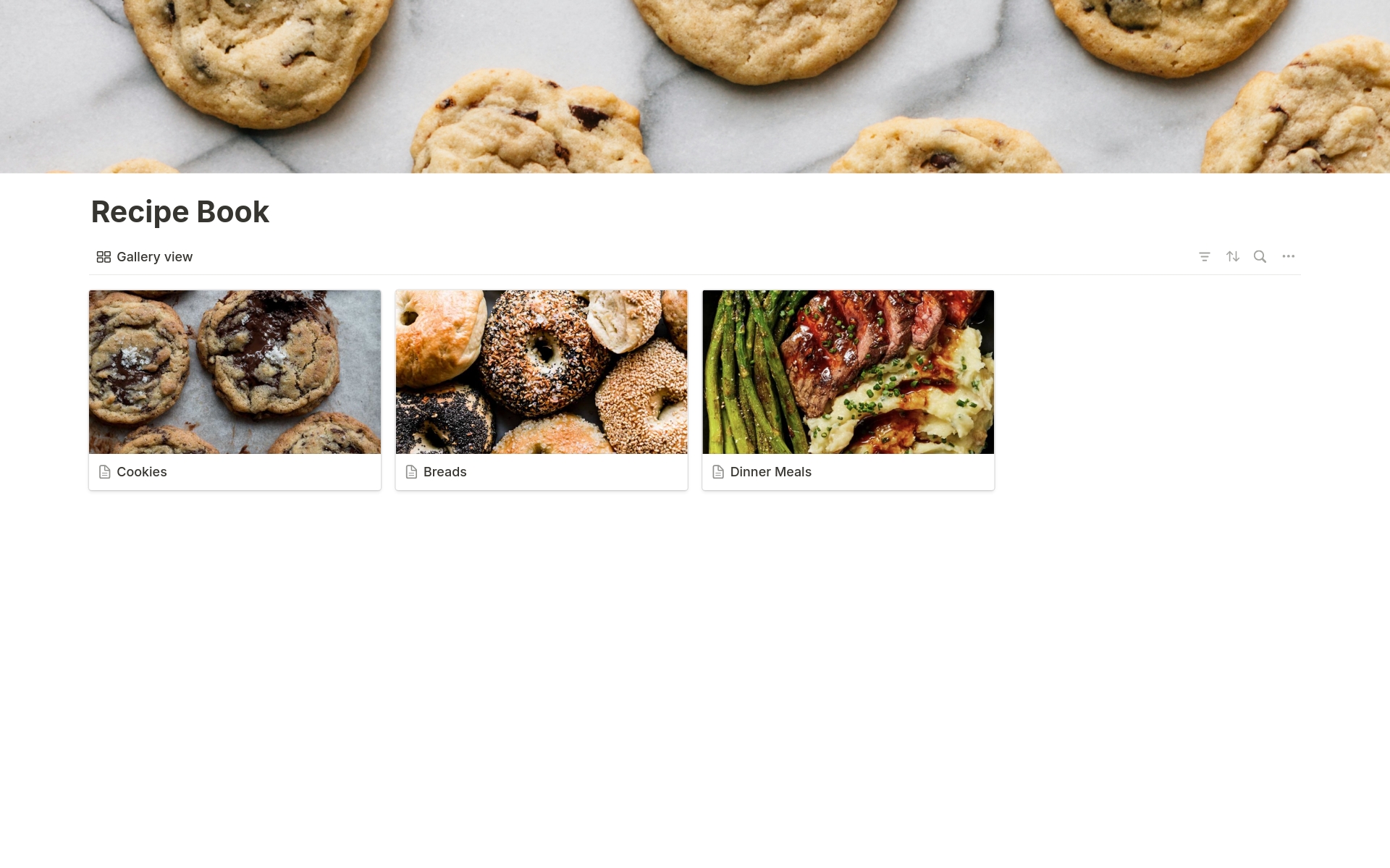 This Template Includes

Recipe Handbook

Grocery list 

Gallery with recipes and able to add more 

Navigation for quick links 

table for meal prep scheduling 

calendar for meal prep

meals based on categories and cuisine

fully customizable 
