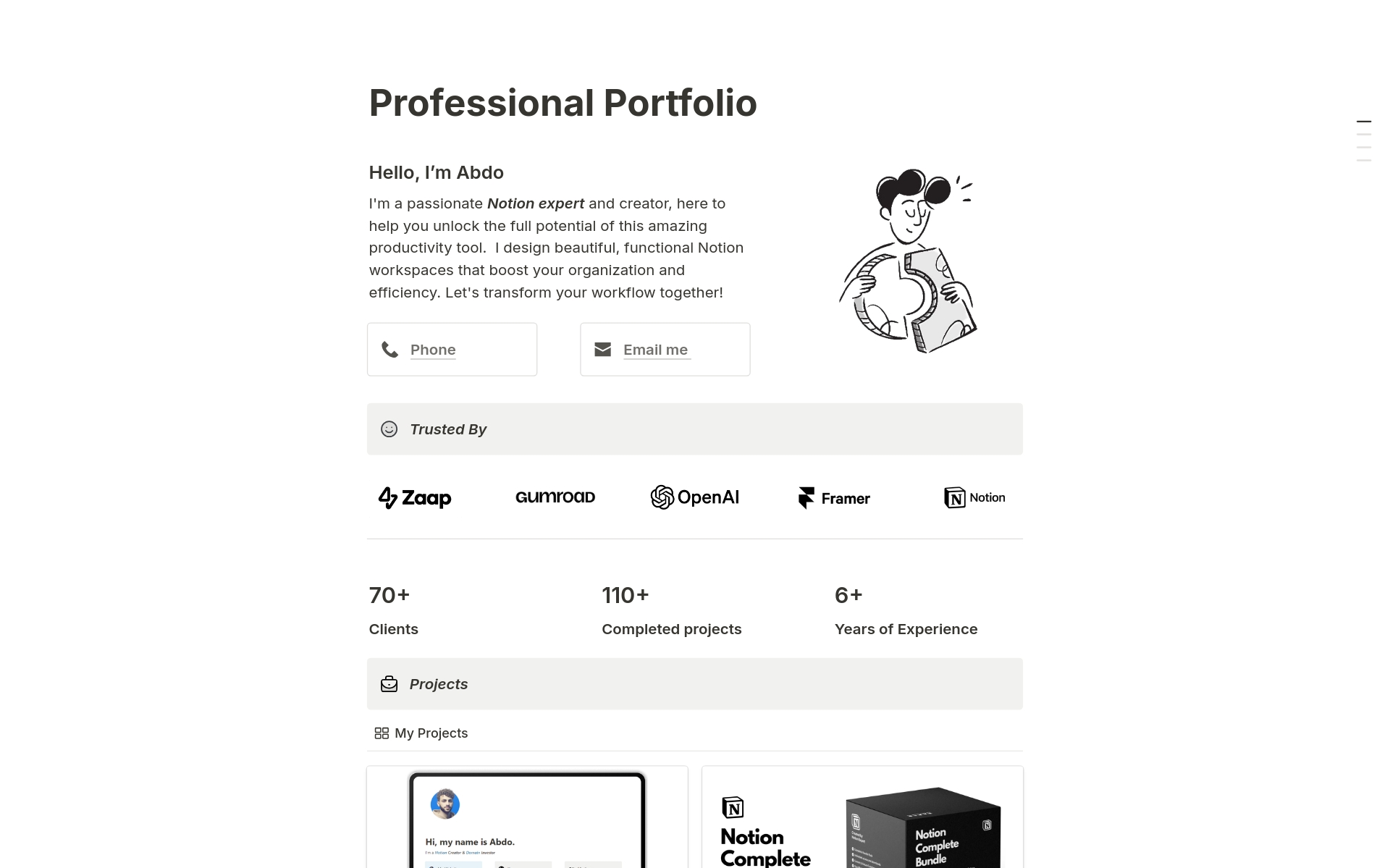 Stand Out with a Professional Portfolio in Notion

Build Your Dream Portfolio: Easy & Free with This Customizable Notion Template