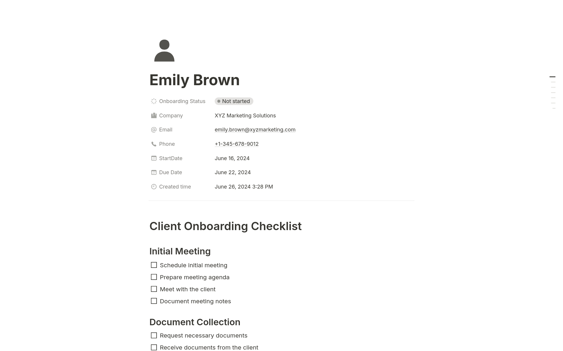 Improve client onboarding with our Notion template. Tailored for freelancers, agencies, and consultants, it manages from initial contact to project kickoff with customizable checklists, tasks, and client logs in one workspace.