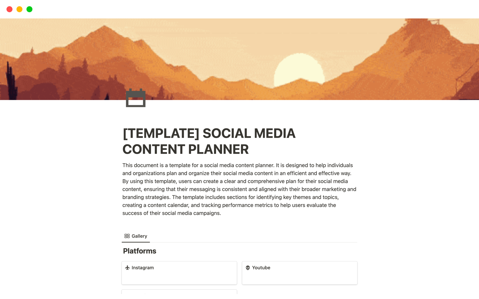 Use this template for free to plan and schedule your Content and ideas. 