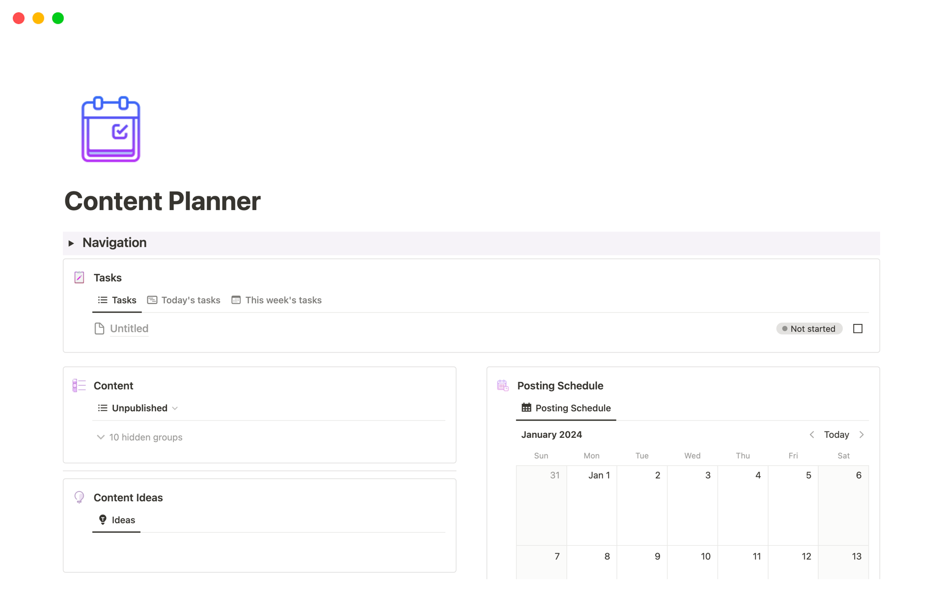  Notion Content Planner Template – your all-in-one solution for seamless content creation and management. This meticulously designed template empowers you to elevate your content strategy effortlessly.