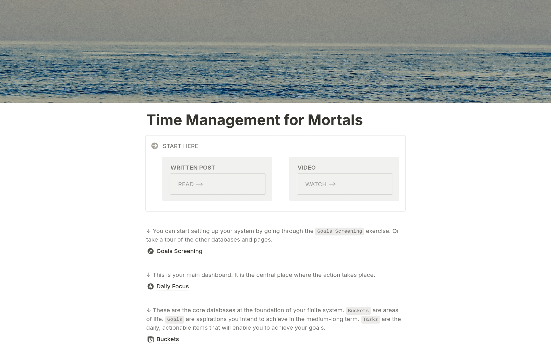 Time Management For Mortals Template By Simone Smerilli Notion Marketplace