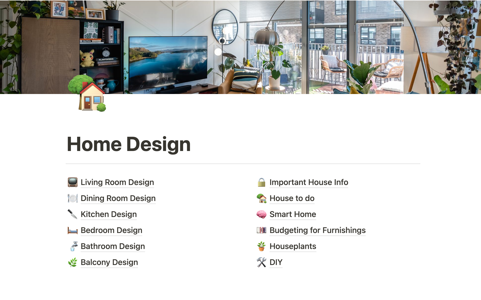 Home Design Plannerのテンプレートのプレビュー
