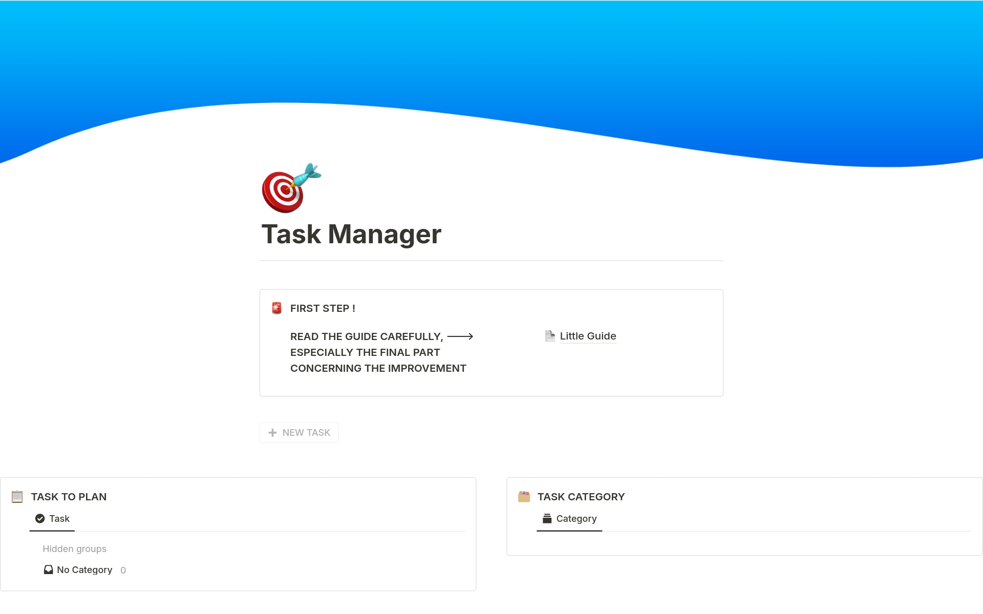 Complete Task Managerのテンプレートのプレビュー