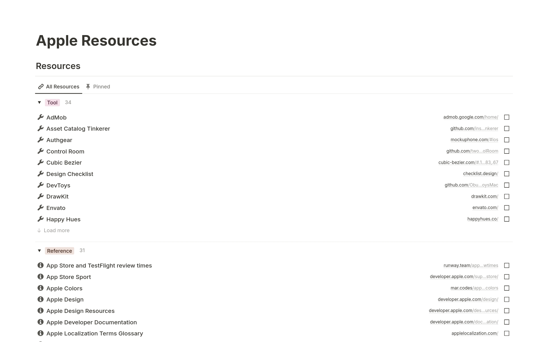 The 150+ iOS Resources includes a curated collection of tools, articles and other resources.