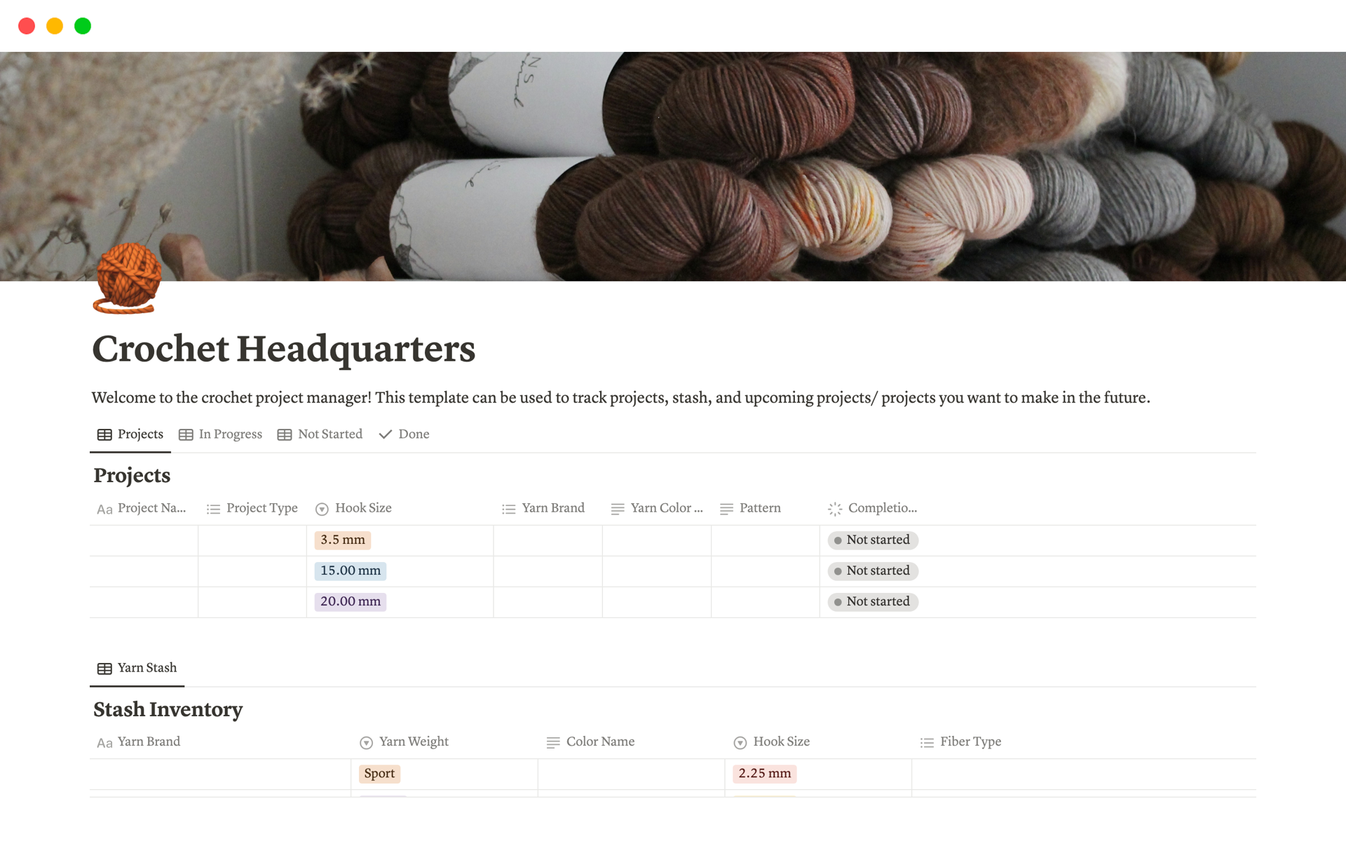 A great way to keep up with all things crochet and yarn!