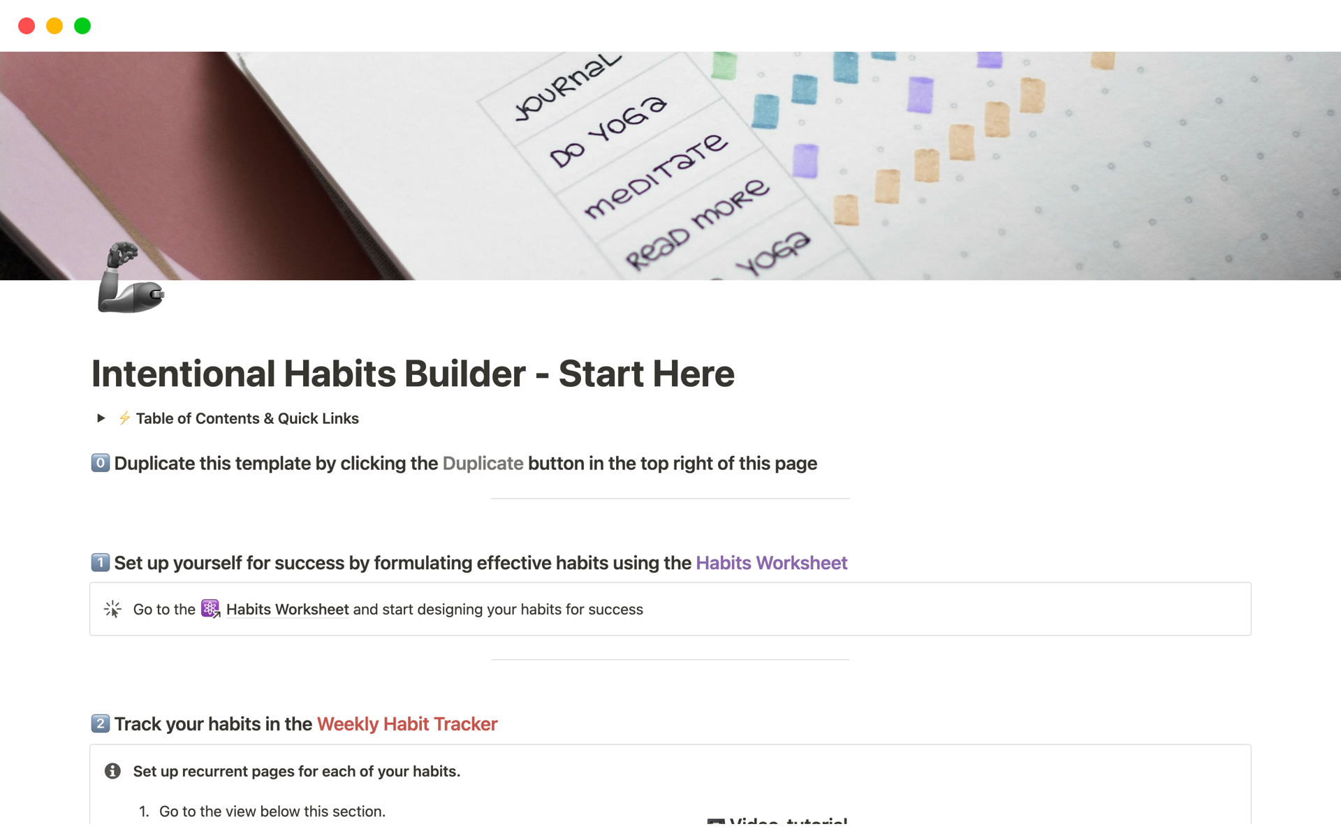 Level up your habits with Habits Builder. Track, optimize, and cultivate intentional habits that stick. Unleash your true potential today!